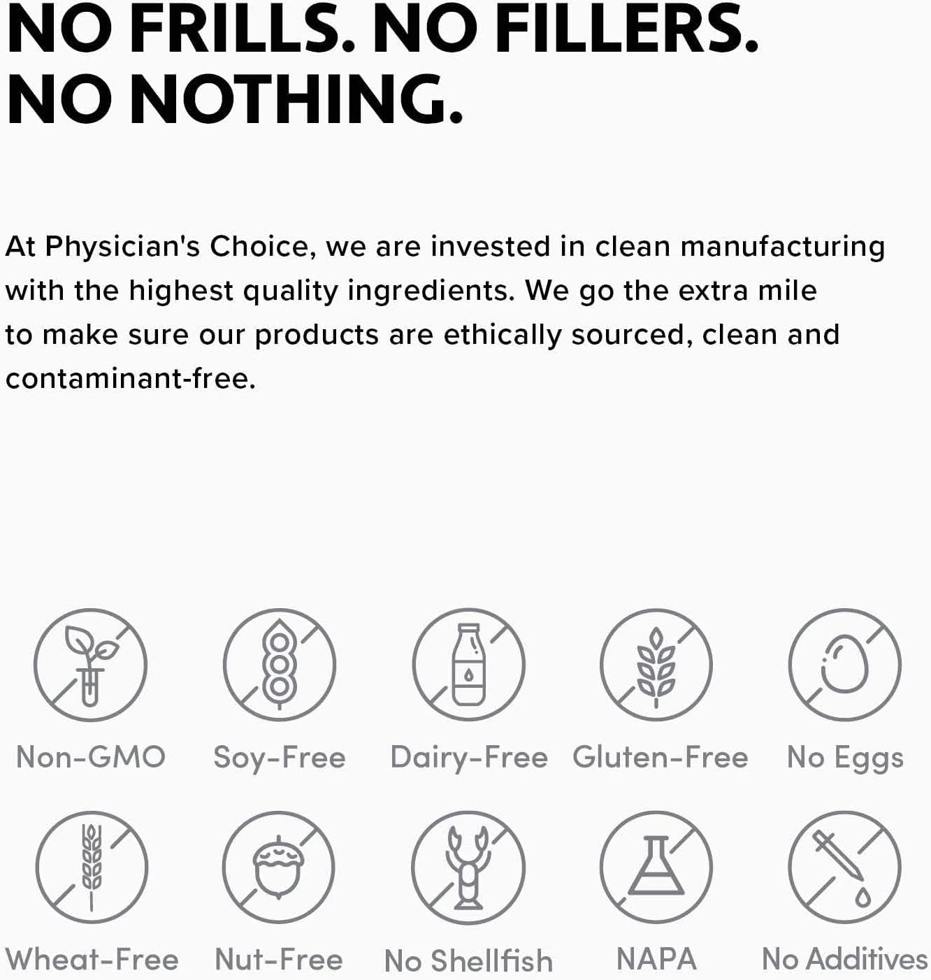 Physician's CHOICE Collagen Peptides Powder w/Digestive Enzymes - 35 servings pack of 1