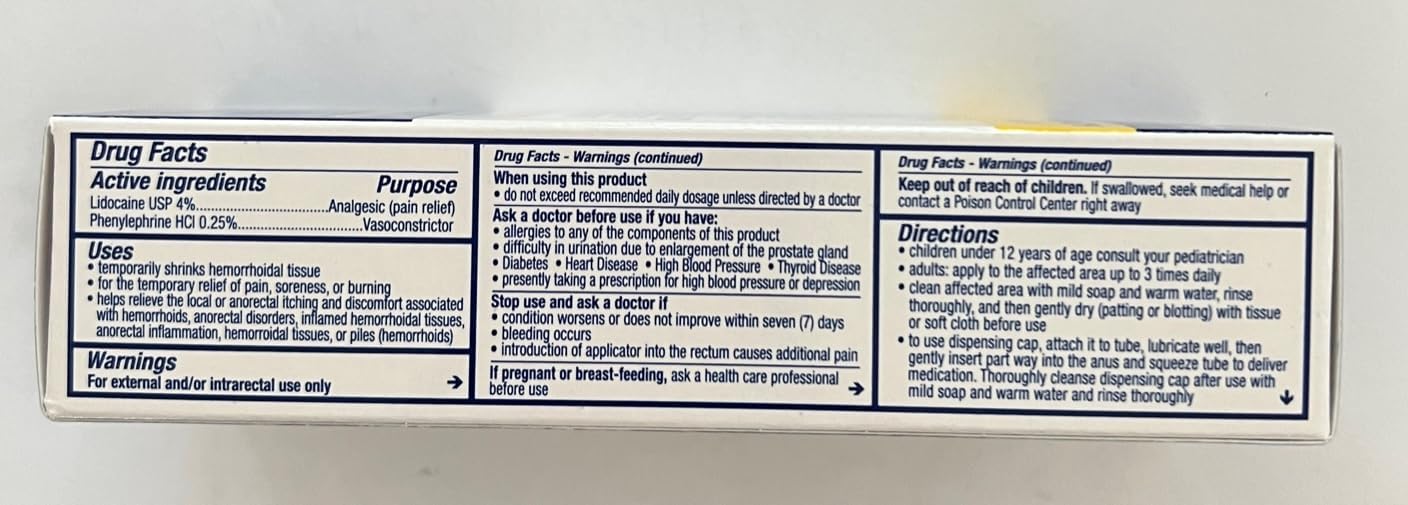 Doctor Butler's Hemorrhoid & Fissure OintmentFast Acting Relief of Swelling, Discomfort, and Itching in one Hemorrhoid Cream (1 oz.)