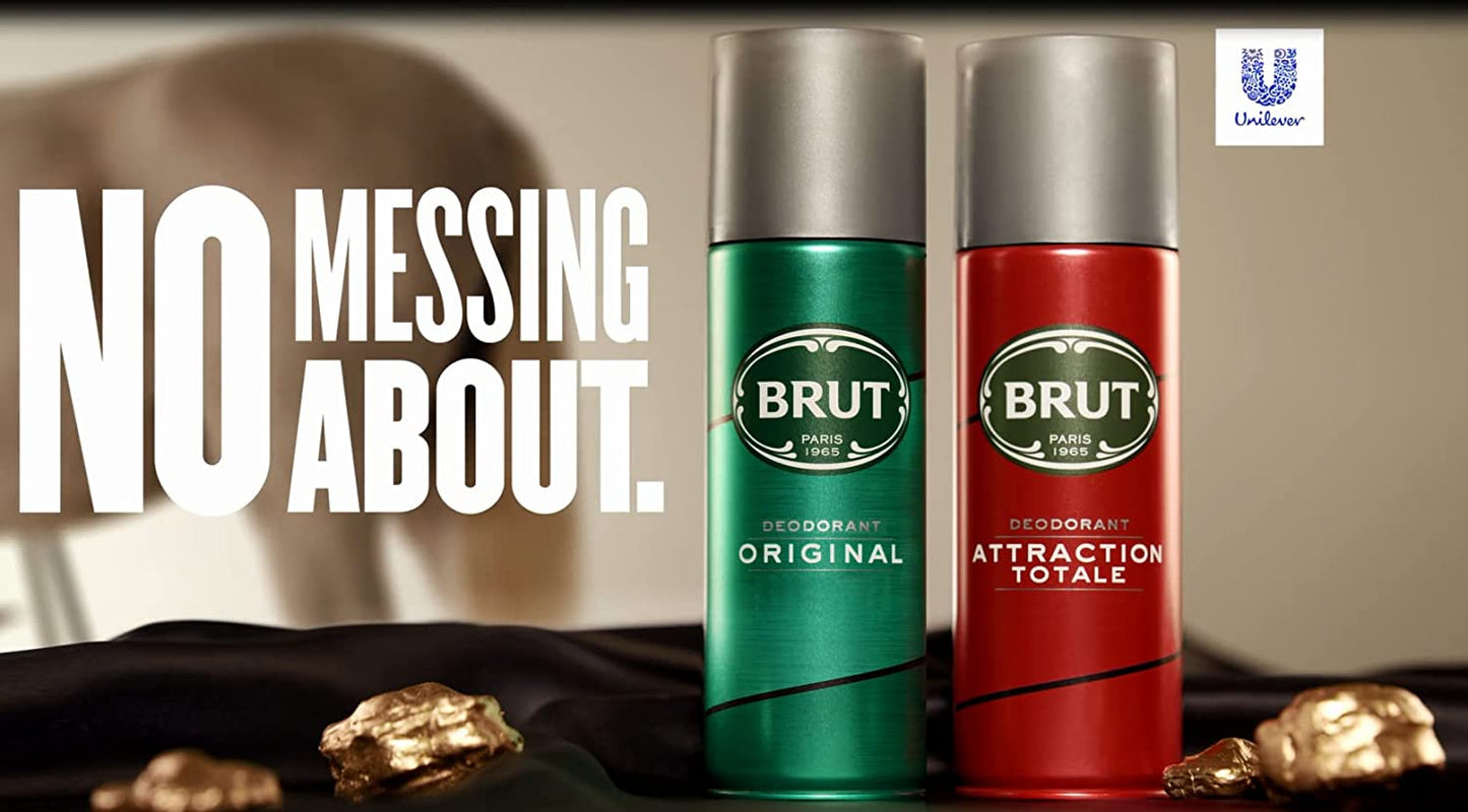 Brut Original Edt Spray for Men, 3.38 Ounce (14453)