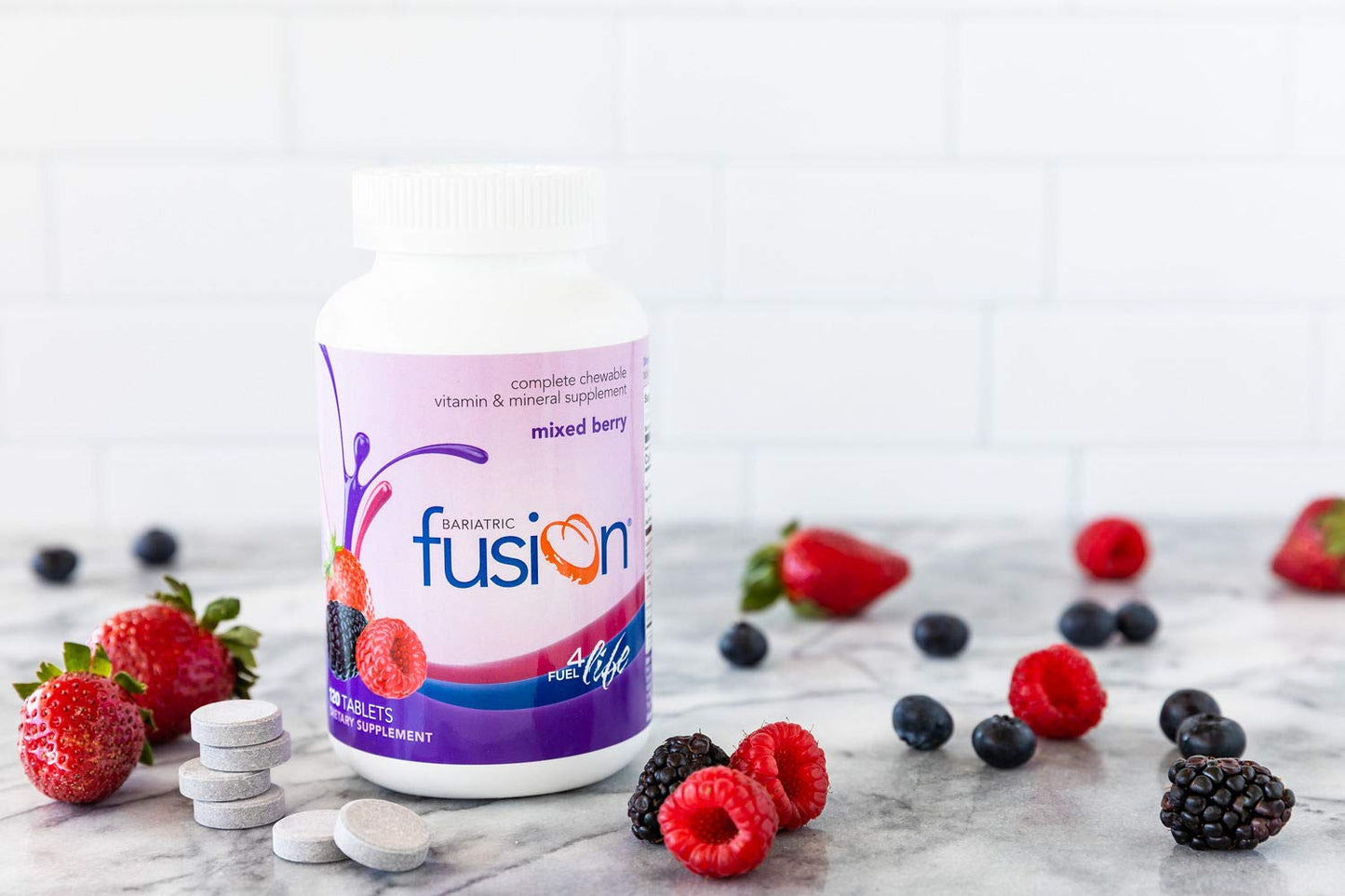 Bariatric Fusion Mixed Berry Complete Chewable - 120 Tablets