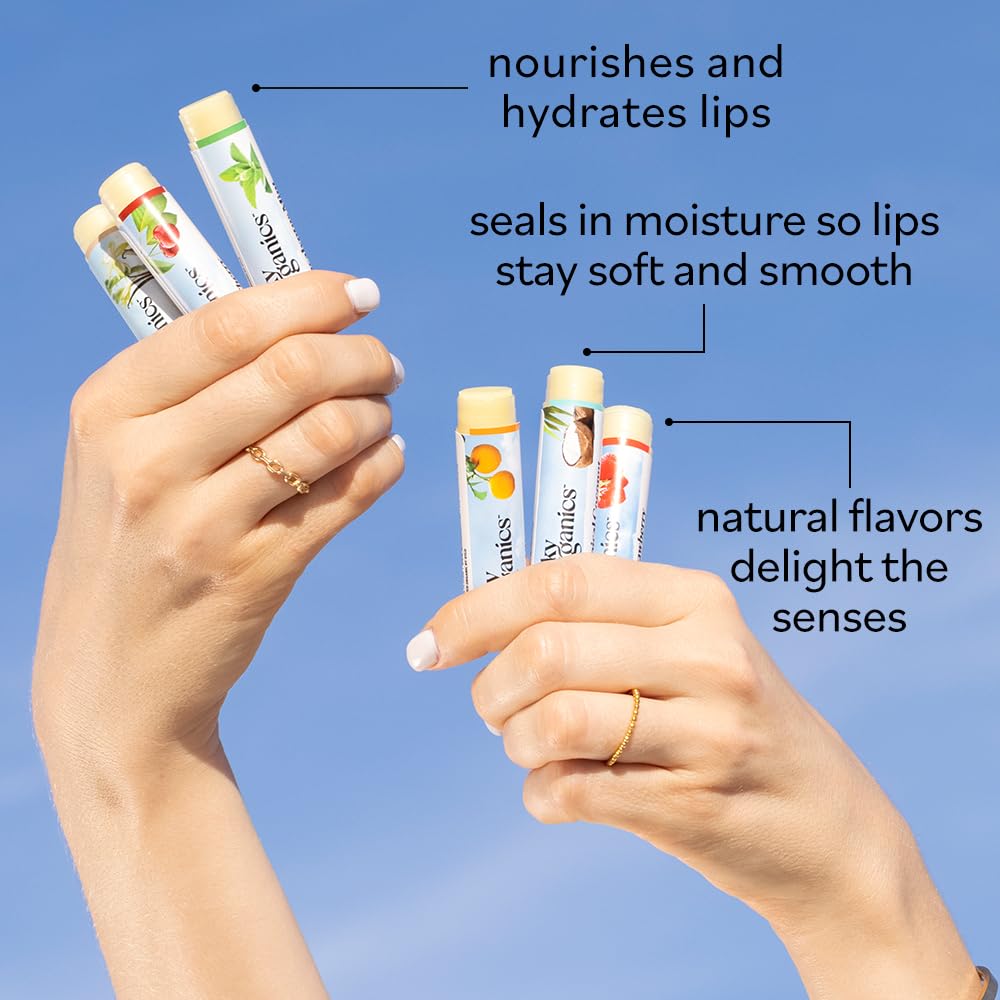 Sky Organics Organic Beeswax Lip Balms