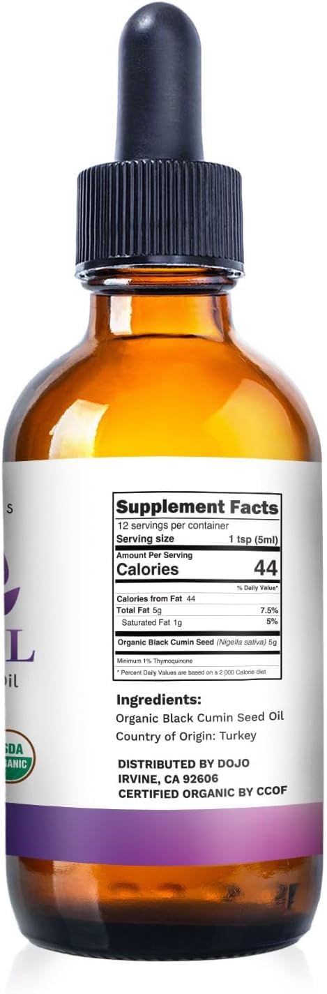 Kate Naturals Organic Black Seed Oil - 2oz