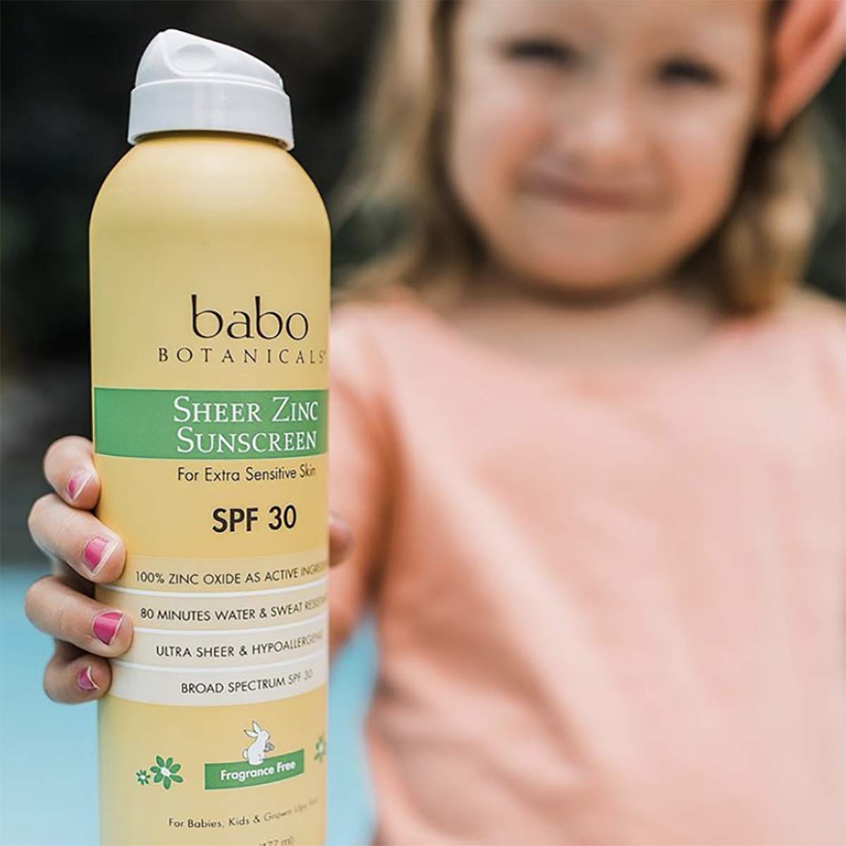 Babo Botanicals Sheer Zinc Continuous Sunscreen Spray SPF30 - 6 fl oz