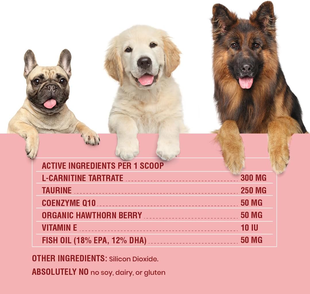Special Breed Cardio Support for Dogs - Heart Health Support 60 Scoops, 1.57 oz