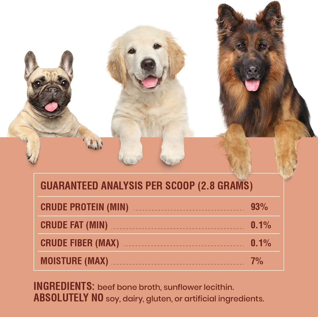 Bone Broth Powder for Dogs and Cats -4.75 oz