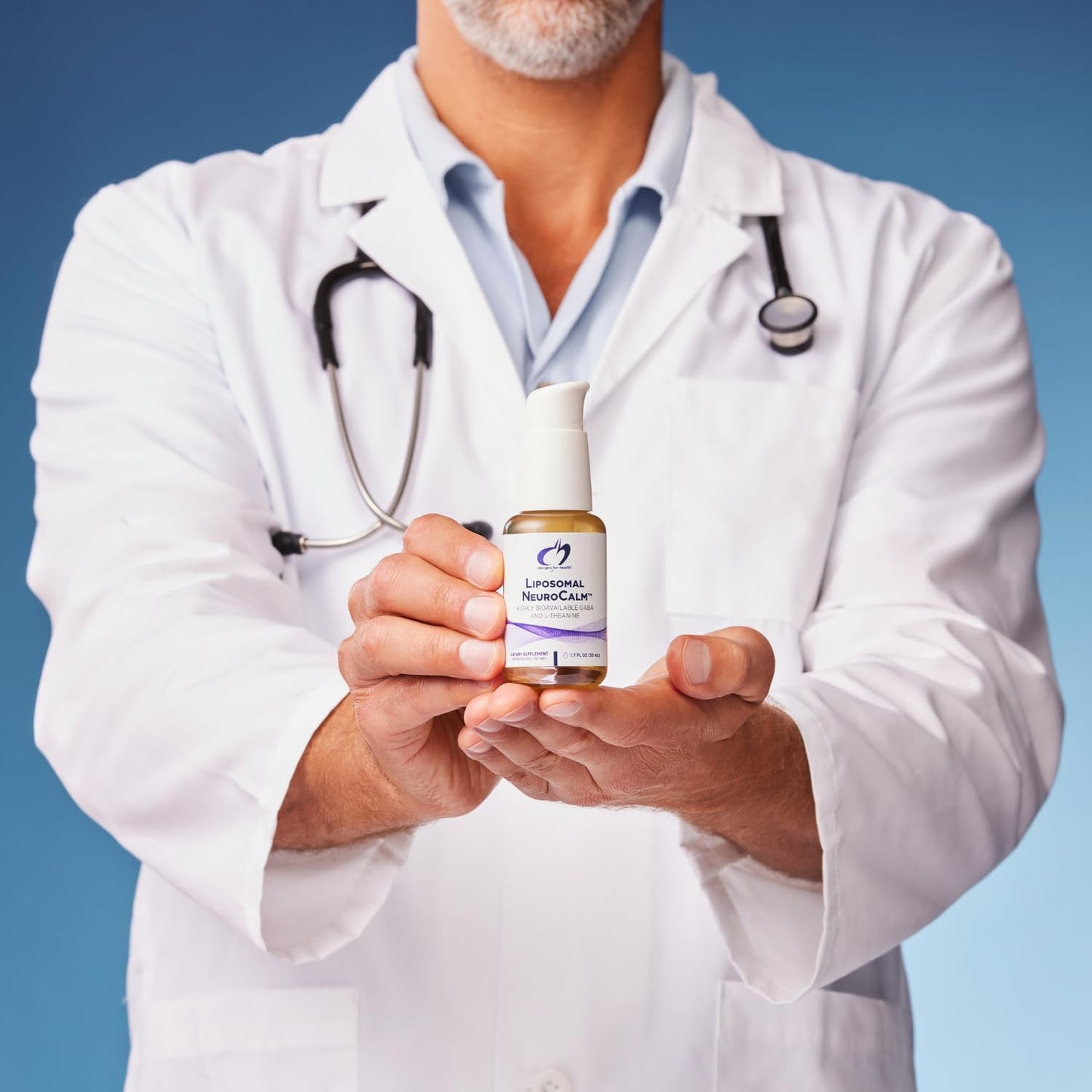 Designs for Health Liposomal NeuroCalm - Liquid GABA + L-Theanine to Support Calm + Healthy Stress Response 1.7oz