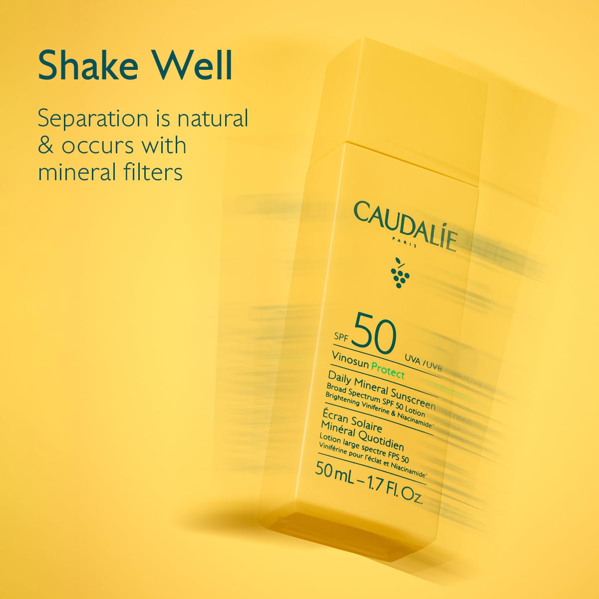 Caudalie Vinosun Protect Daily Mineral Sunscreen SPF50