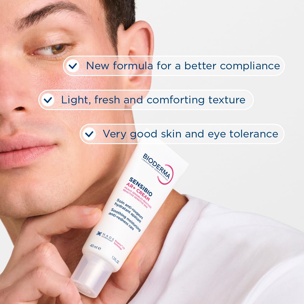 Bioderma Sensibio AR+ Cream, Facial Redness Relief Lotion - 1.3 fl oz