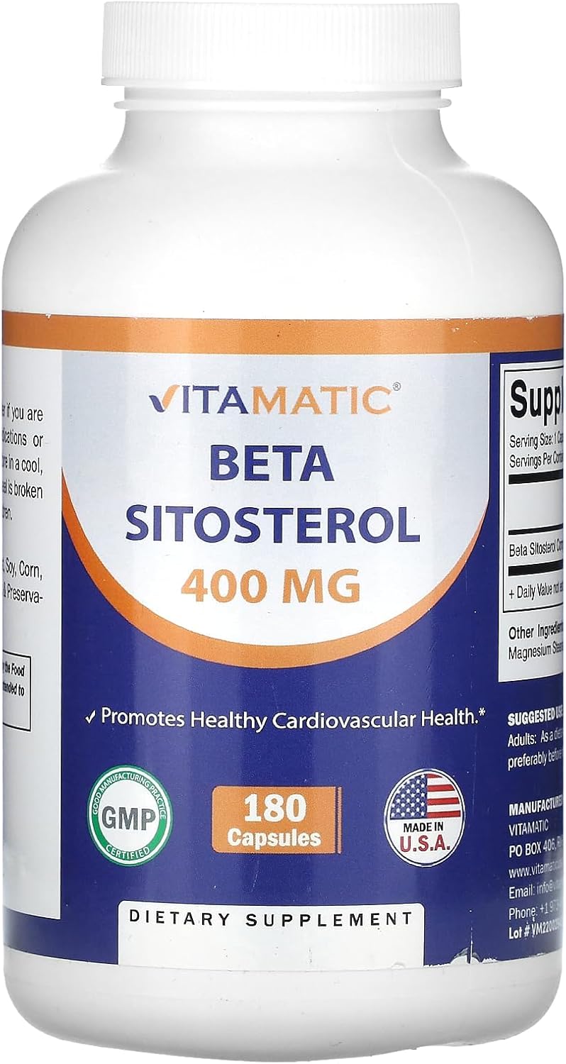 Vitamatic Beta SItosterol 400 mg - 180 Capsules