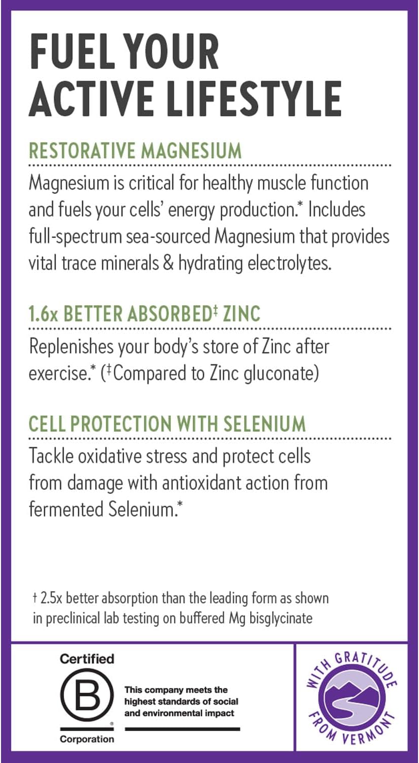New Chapter Magnesium-Selenium-Zinc Supplement, 325 mg - 30 count