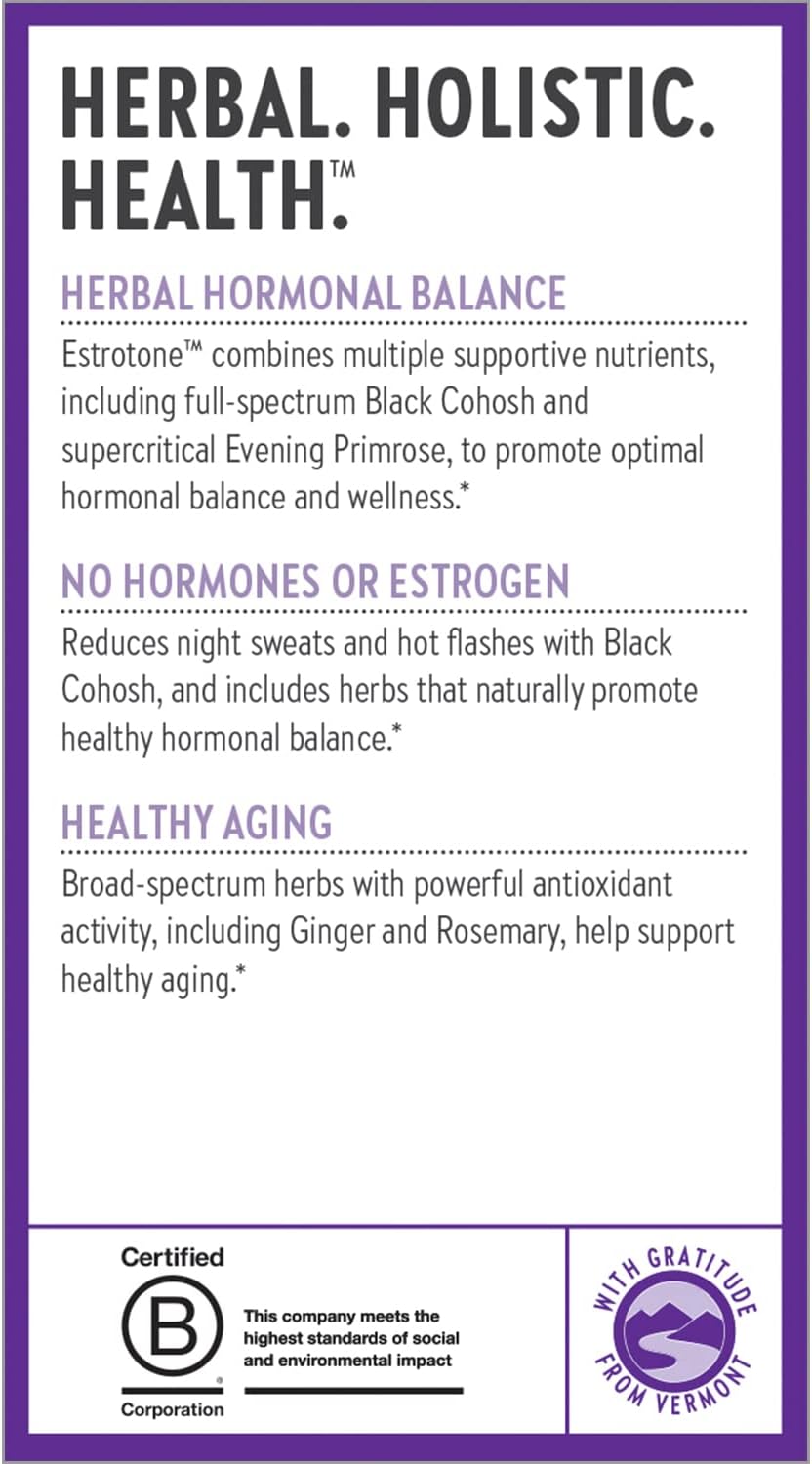 New Chapter Peri-Menopause - Estrotone Herbal Hormone 60 capsules