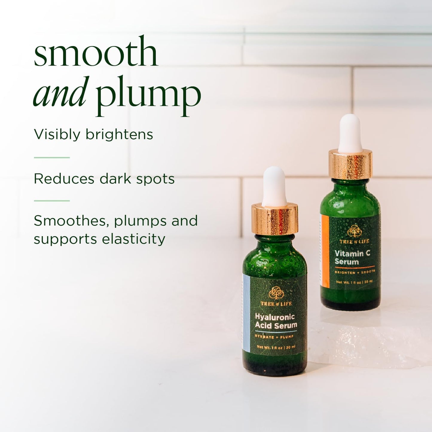Tree of Life Vitamin C and Hyaluronic Acid Facial Serum