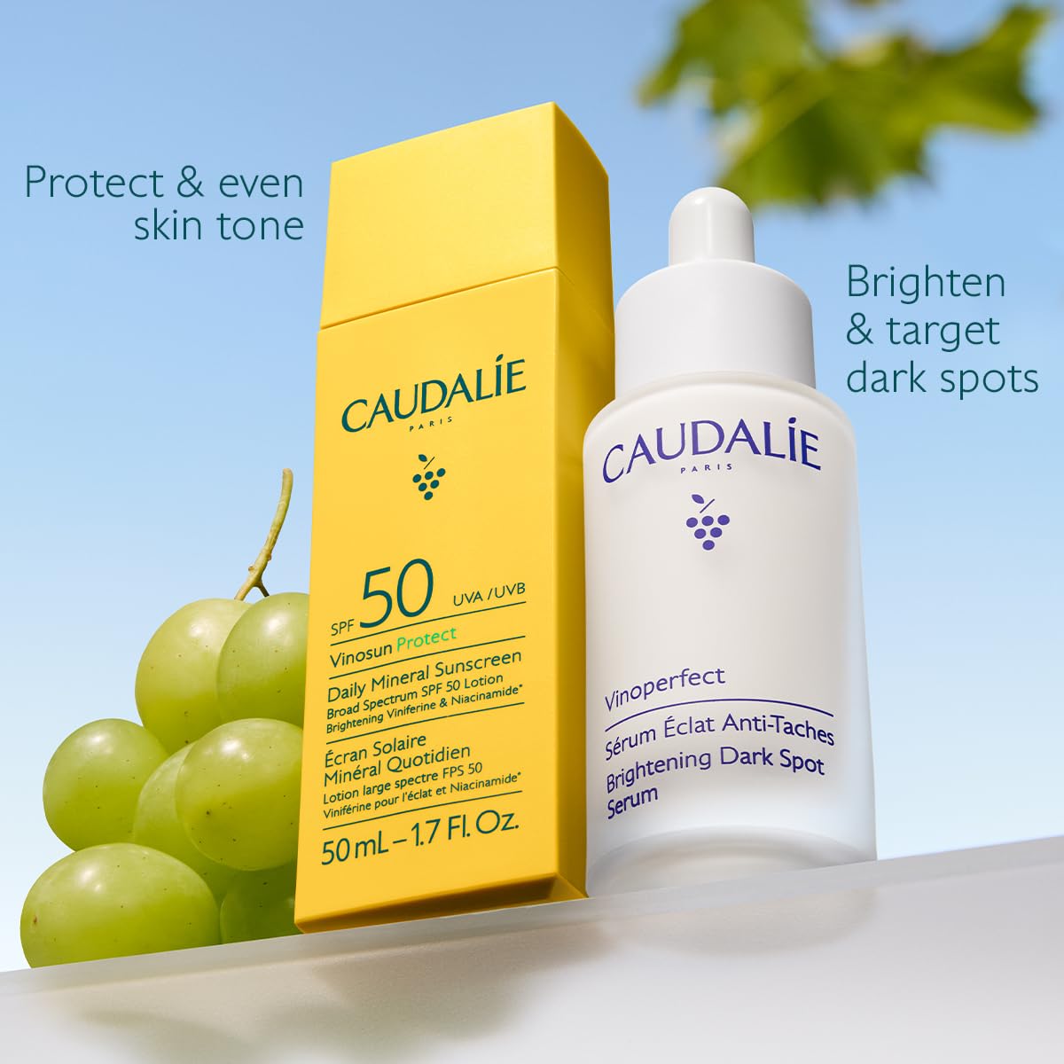 Caudalie Vinosun Protect Daily Mineral Sunscreen SPF50