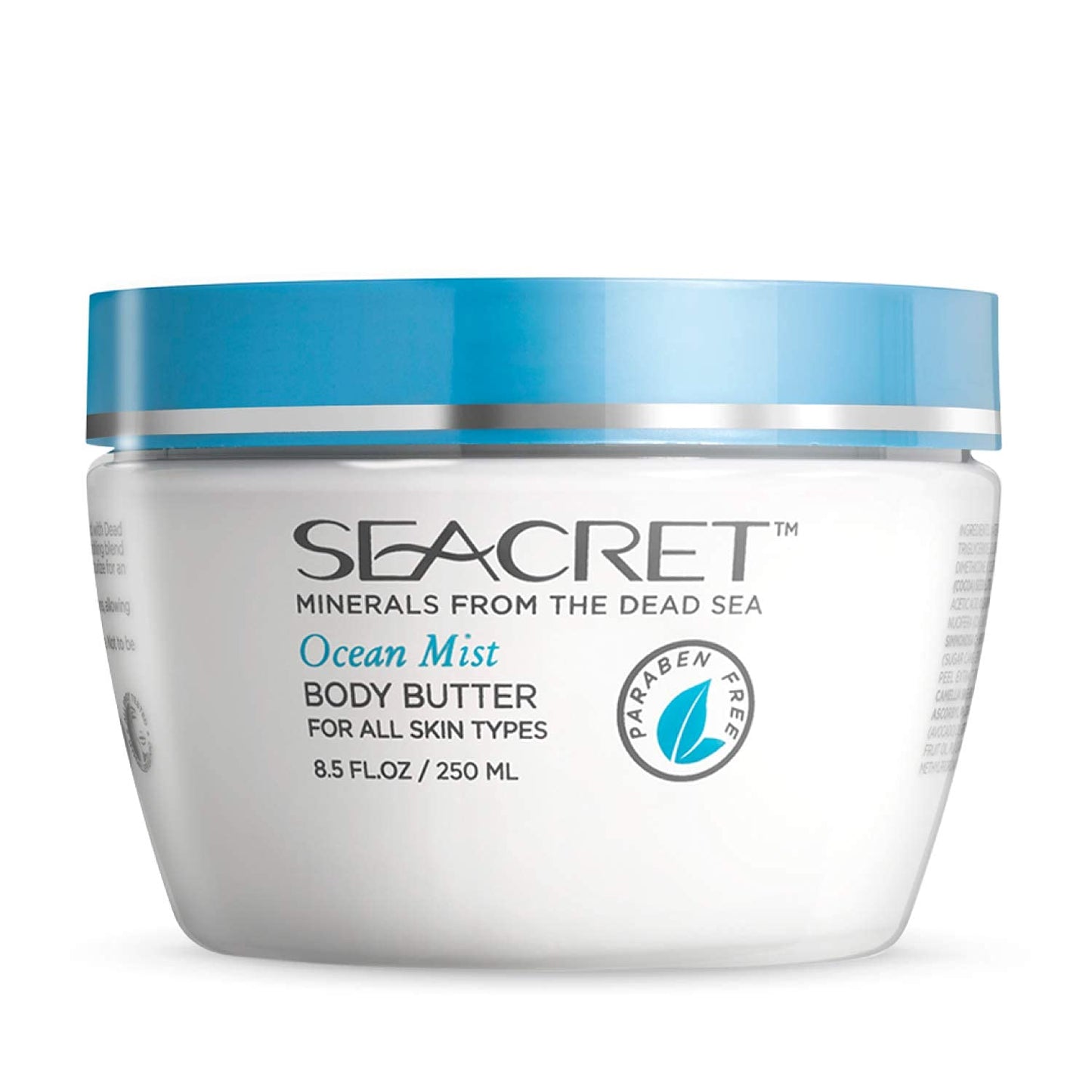 SEACRET Body Butter - A Rich Body Moisturizer Cream with Shea Butter, Cocoa Butter, Vitamins E & C and Dead Sea Minerals, Scented, 8.5 FL. OZ