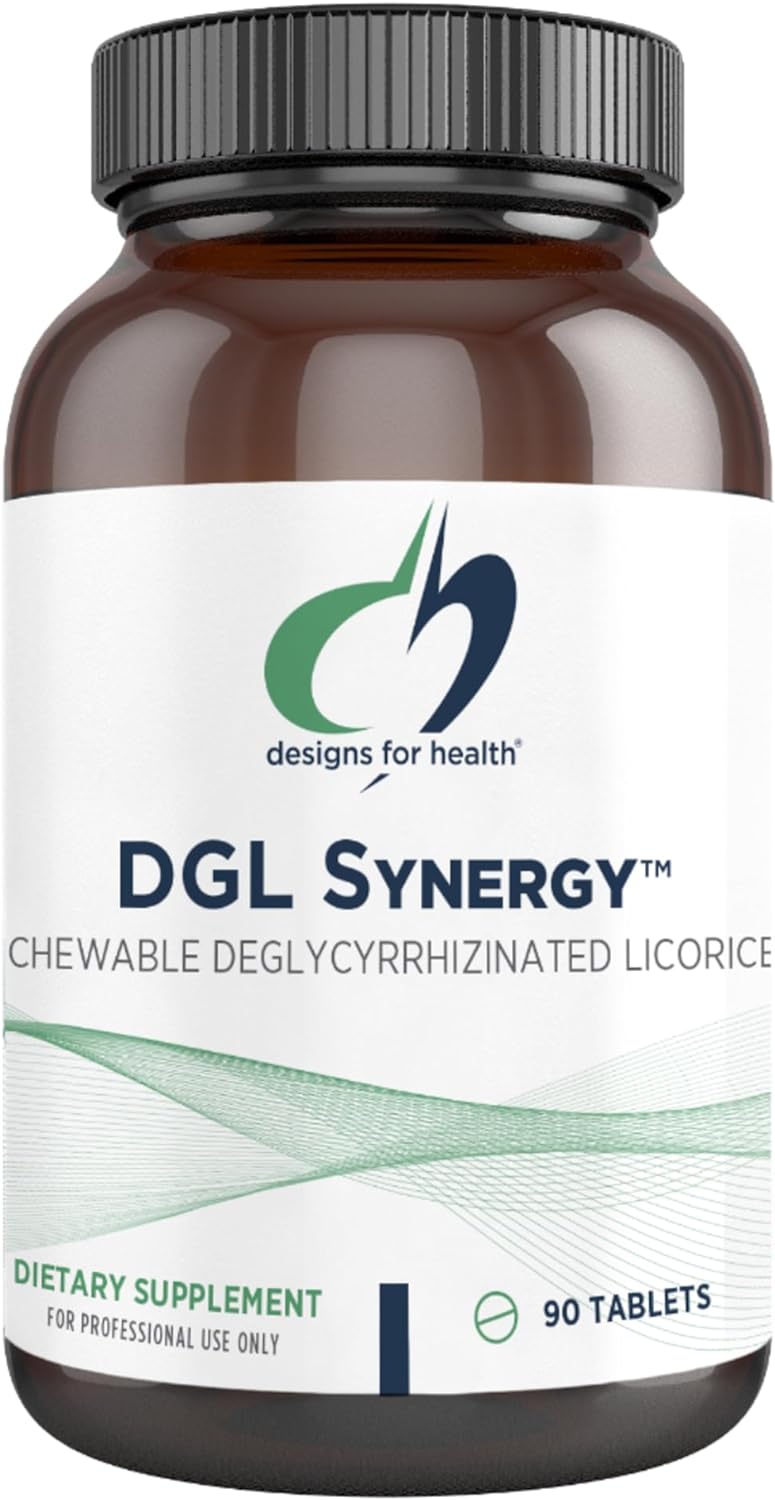Designs for Health Deglycyrrhizinated Licorice Root Chewables -90 Chewable Tablets