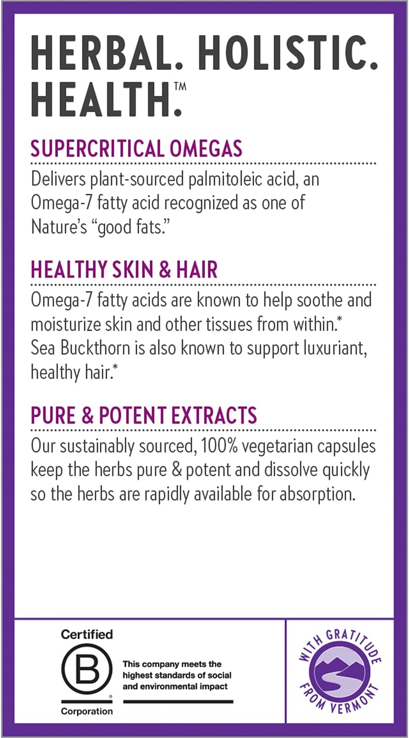 New Chapter Supercritical Omega 7 with Sea Buckthorn - 60 capsule