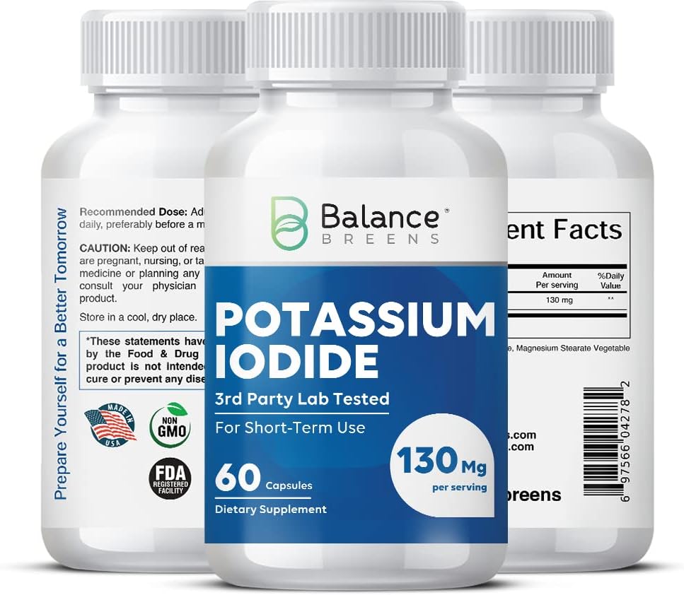 Balance Breens Potassium Iodide - 60 Capsules