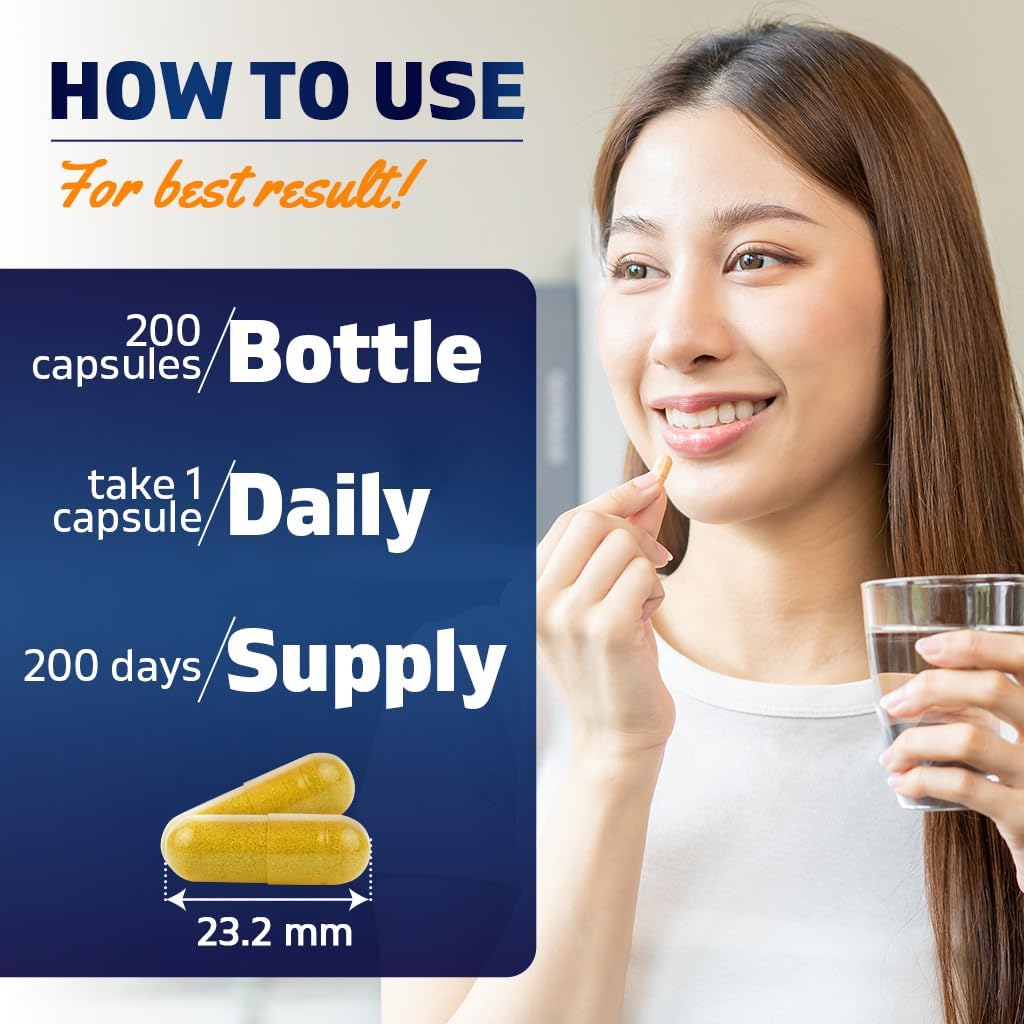 Vitamatic Vitamin B2 (Riboflavin) 250 mg - 200 Capsules