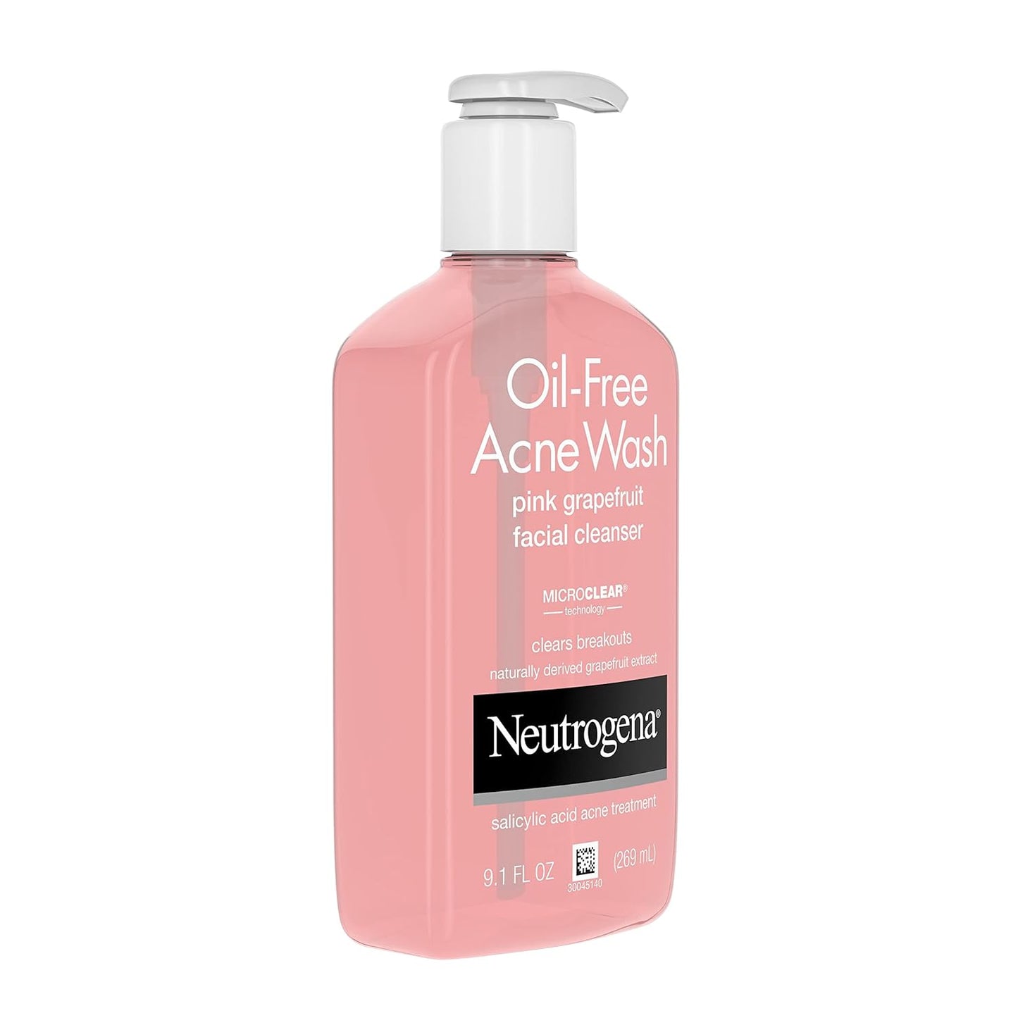 Neutrogena Oil-Free Salicylic Acid Pink Grapefruit Pore Cleansing Acne Wash