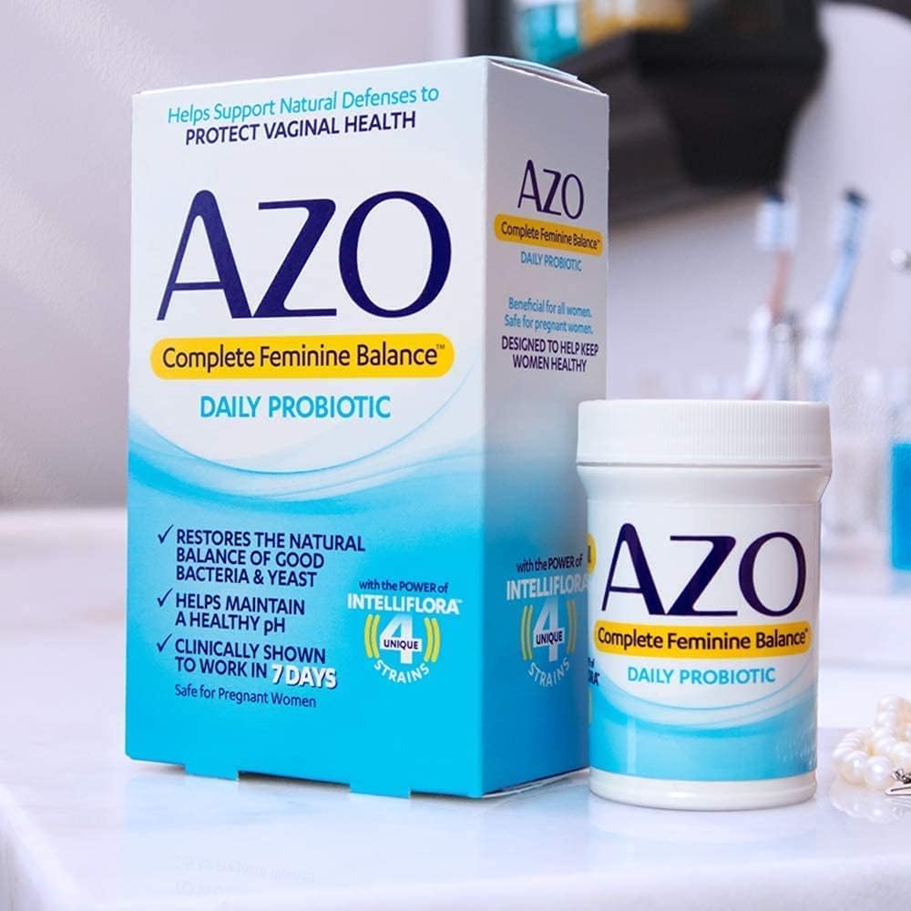 AZO Complete Feminine Balance Daily Probiotics for Women 30 Count
