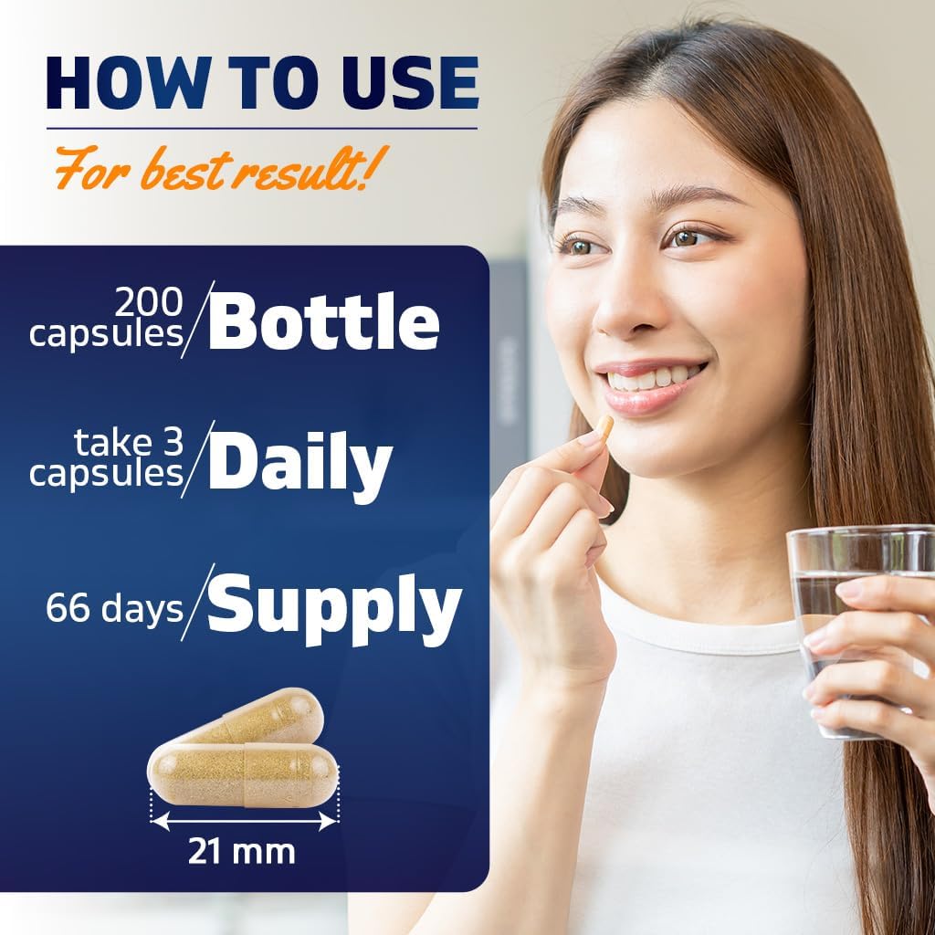 Vitamatic Mullein Leaf 1000mg - 200 Capsules