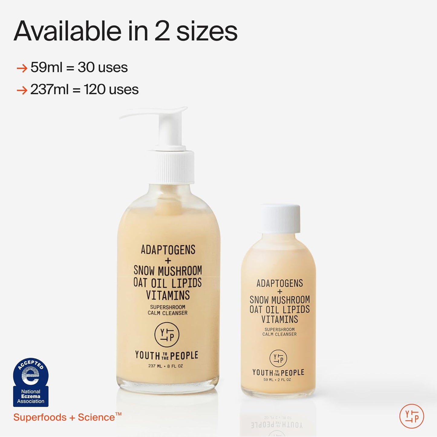 Youth To The People Supershroom Facial Cleanser - 2 fl oz