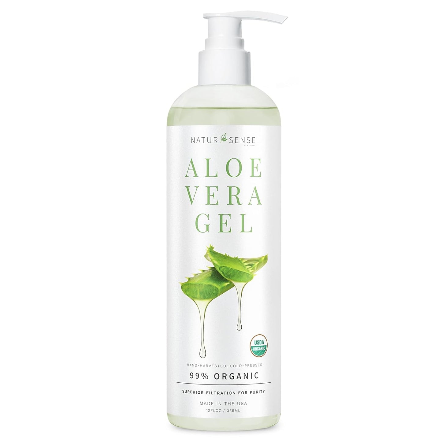 NTRSNS NaturSense Organic Aloe Vera Gel 100% โ12 oz.