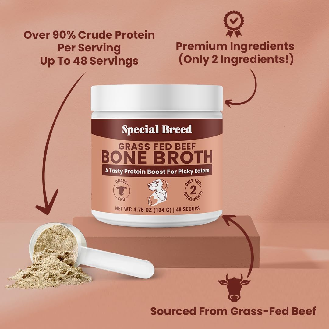 Bone Broth Powder for Dogs and Cats -4.75 oz