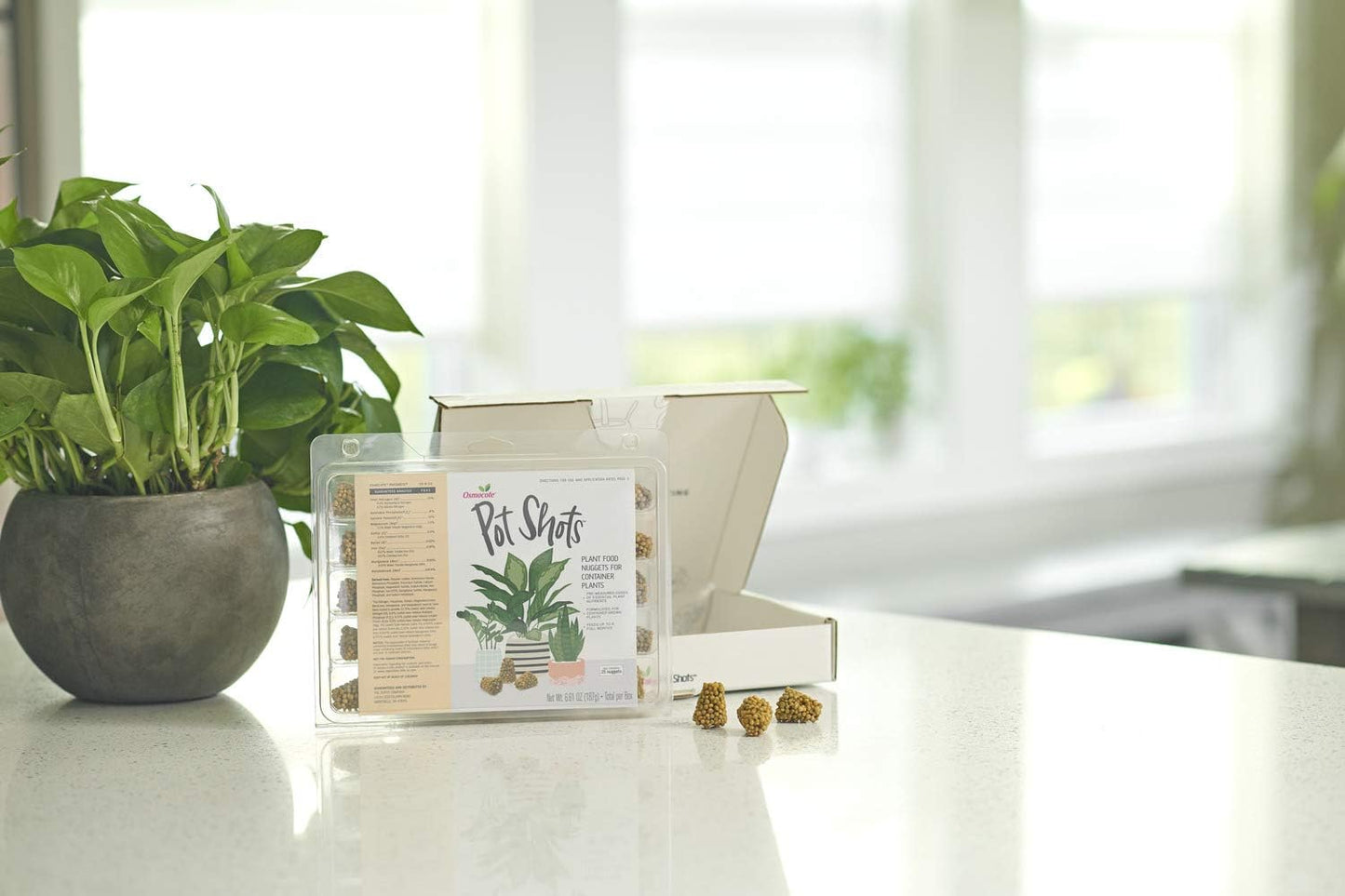Osmocote PotShots: Premeasured House Plant Food t- 25 Nuggets