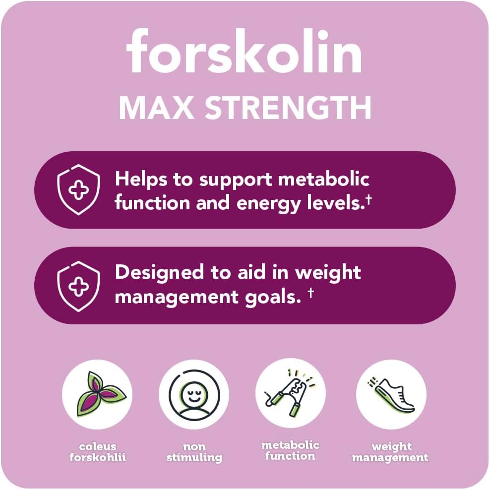 Vitamin Bounty Forskolin Max Strength 60 Capsules