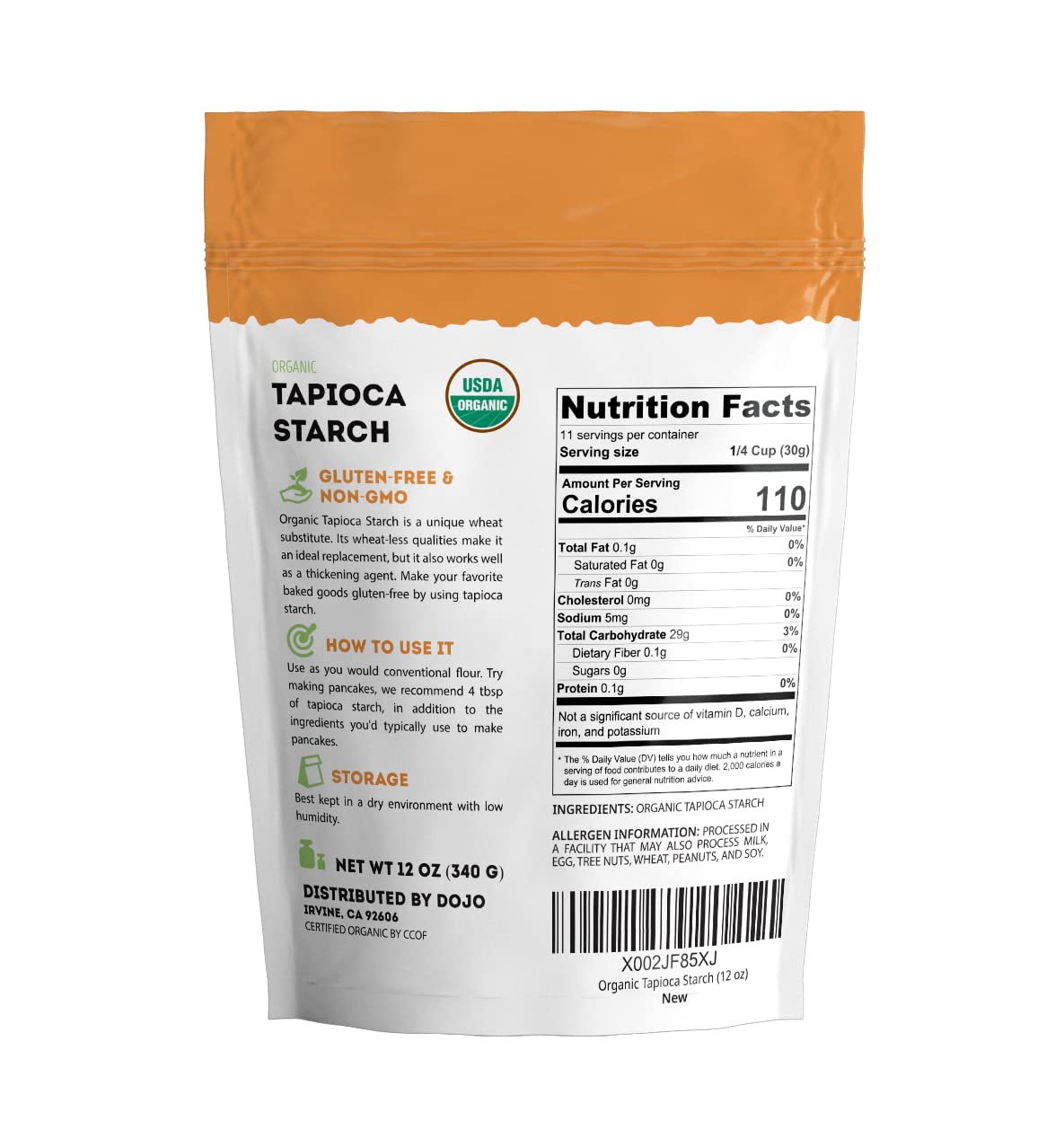 Kate Naturals Tapioca Starch - 12oz