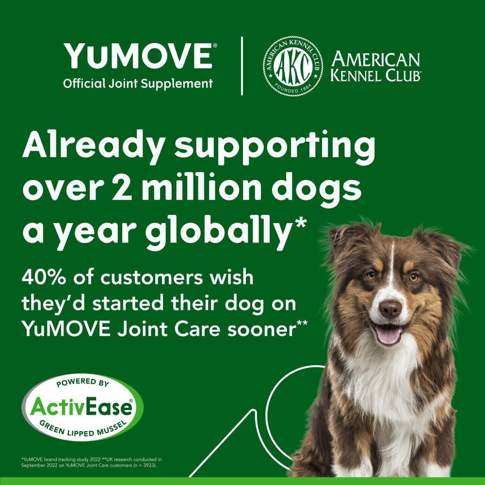 YuMOVE Adult Dog Tablets | Hip and Joint Supplement 120 Count