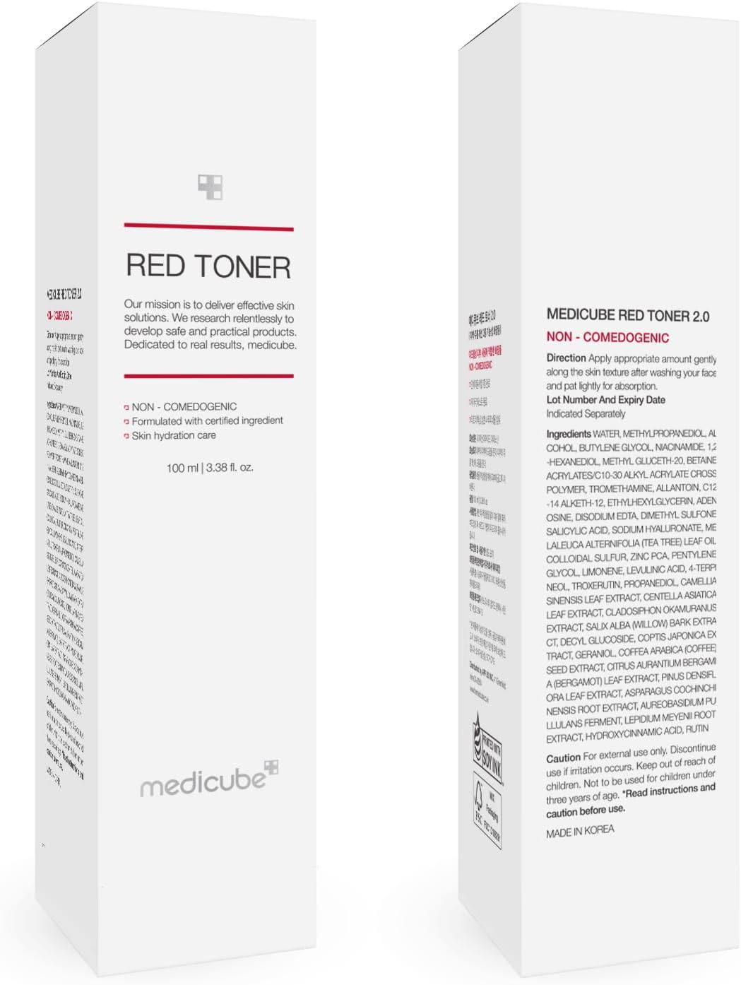 Medicube Red Toner 2.0 - 3.38fl.oz