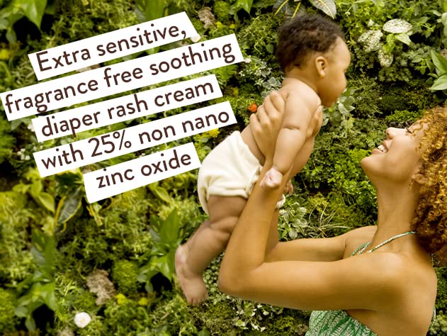 Babo Botanicals Sensitive Baby Fragrance-Free Diaper Cream -6oz