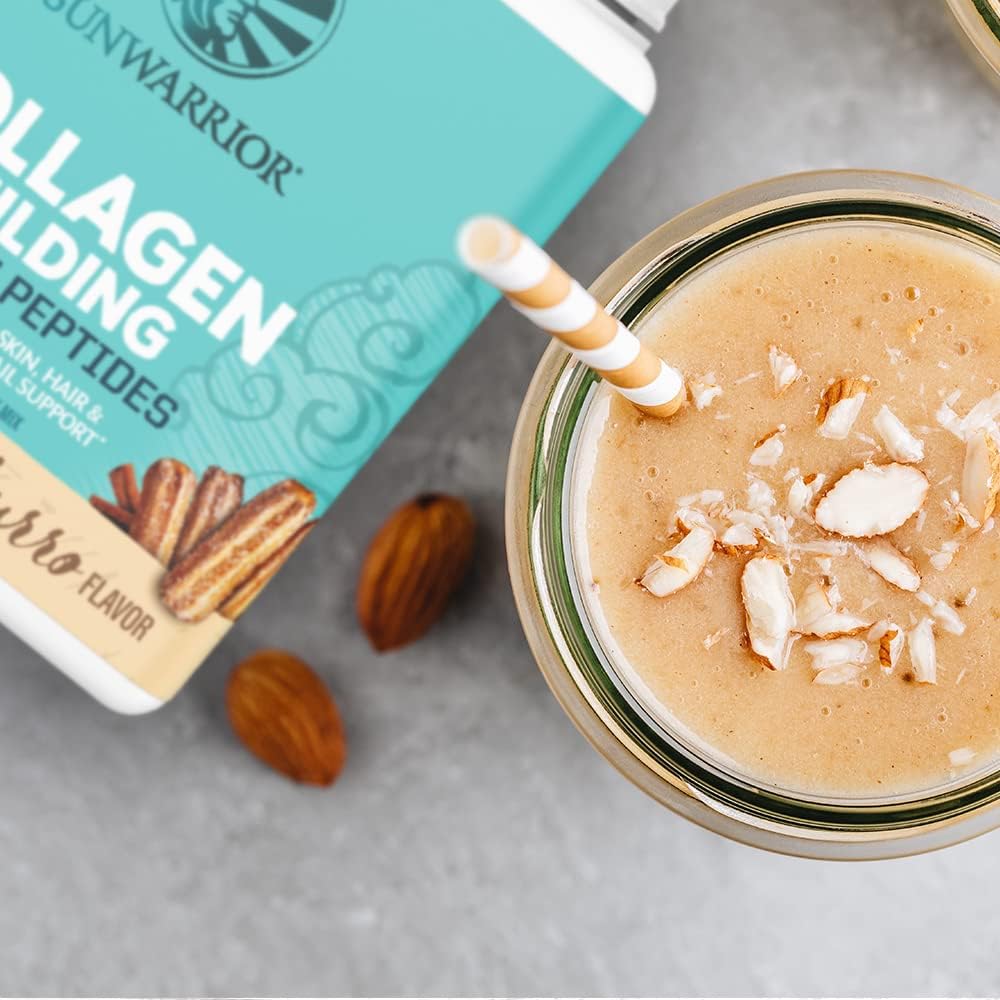 Sunwarrior Vegan Collagen Protein Powder Churro Flavor - 1.1lb