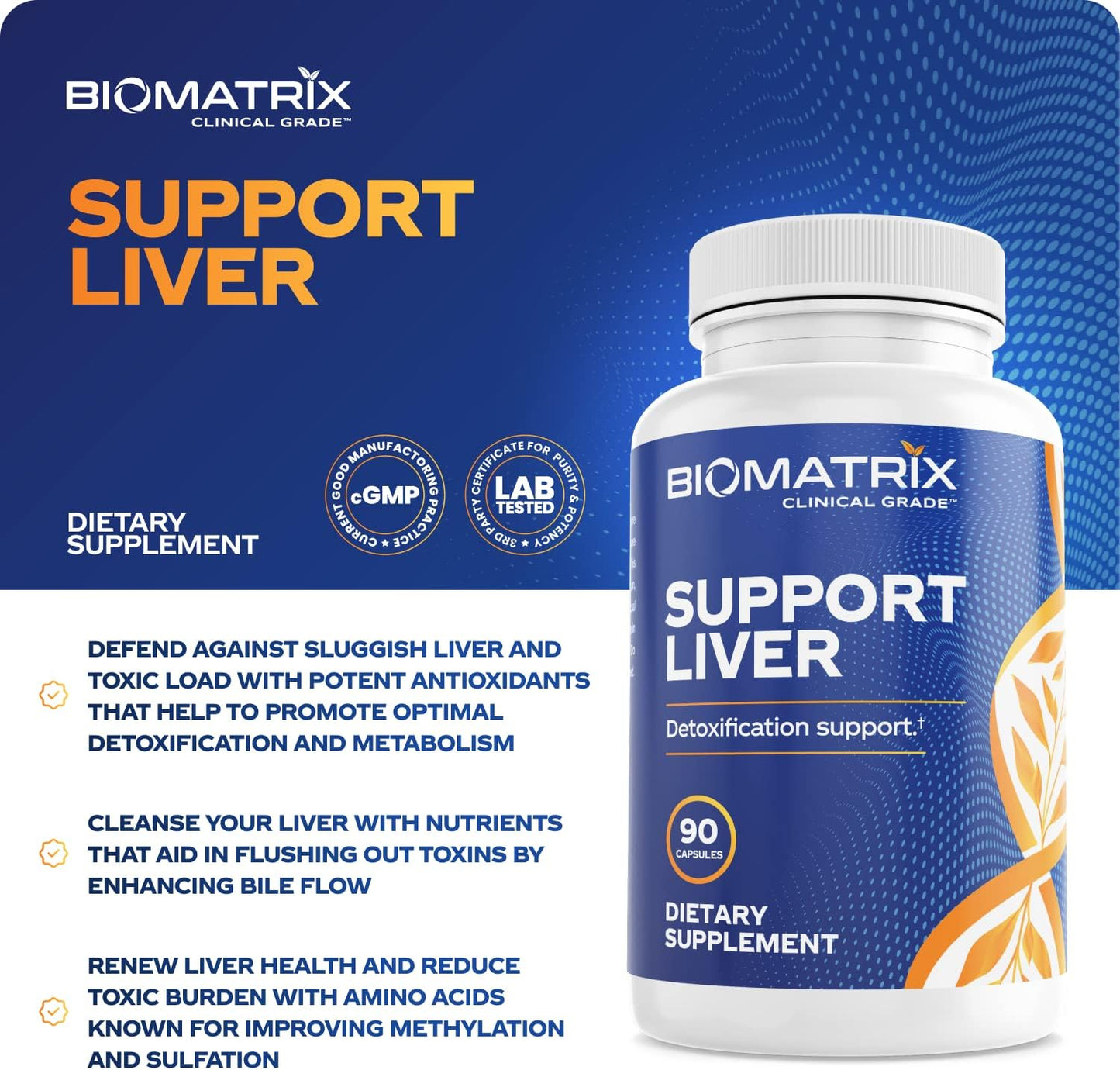BioMatrix Liver Cleanse Detox & Repair, Artichoke Extract Liver 90 capsules