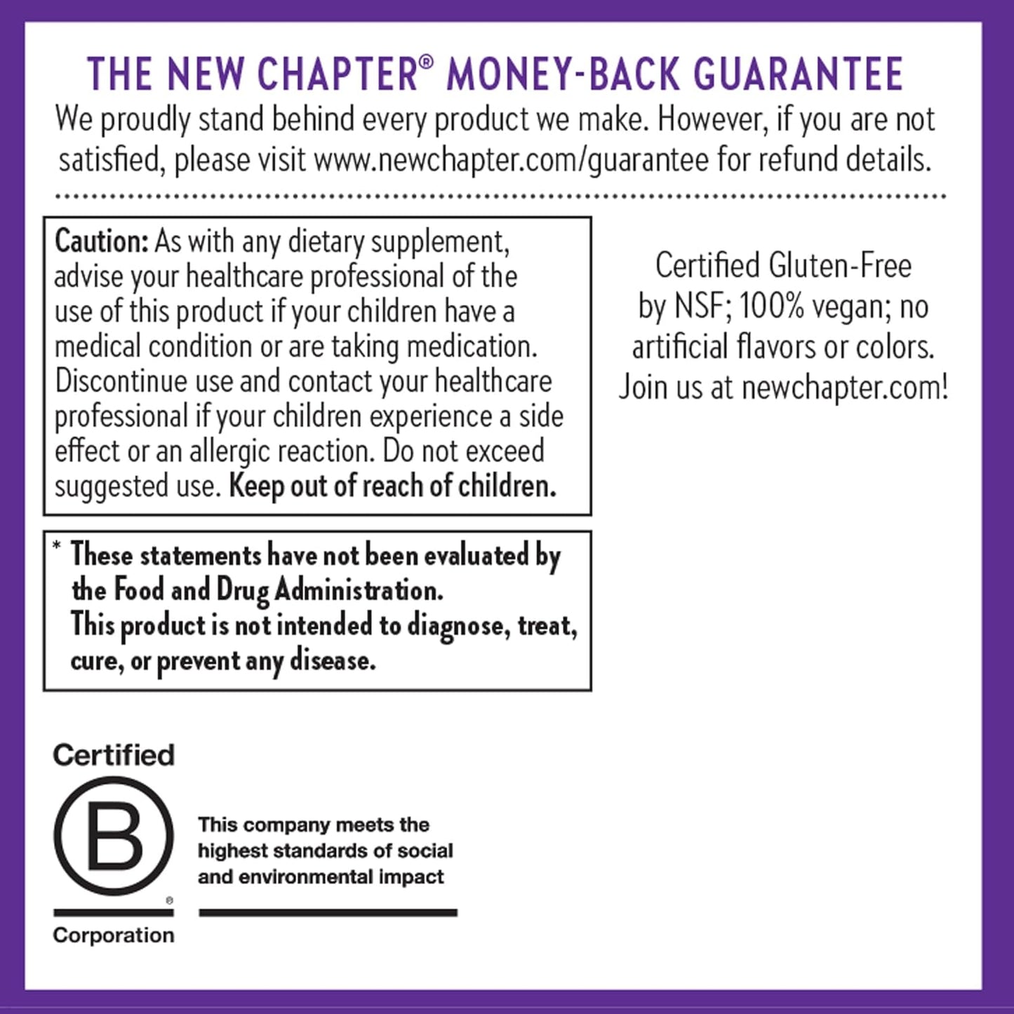 New Chapter Elderberry Gummies for Kids 2+ - 30 count