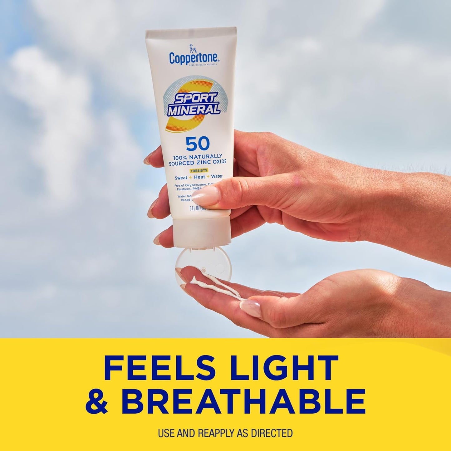 Coppertone SPORT Sunscreen Lotion SPF 50,5 Fl Oz Tube