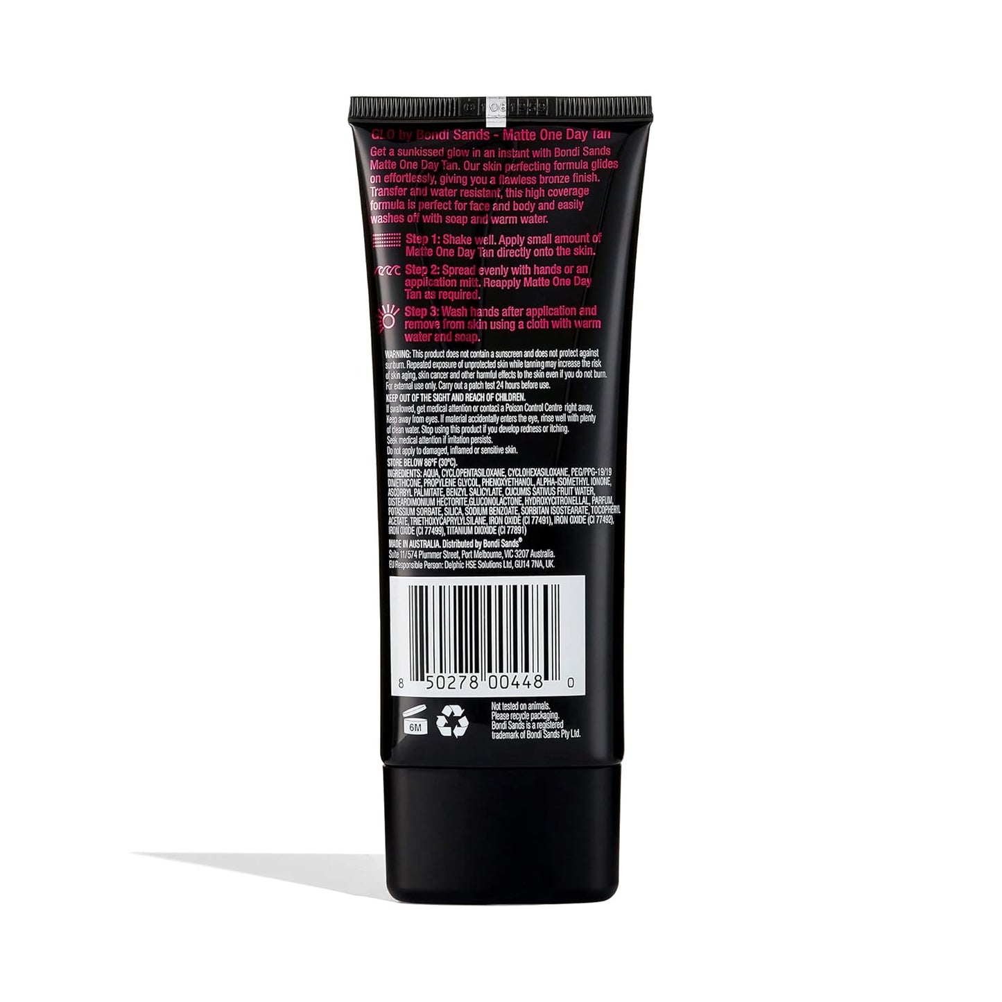 Bondi Sands GLO Matte One Day Tan ,3.38 Oz