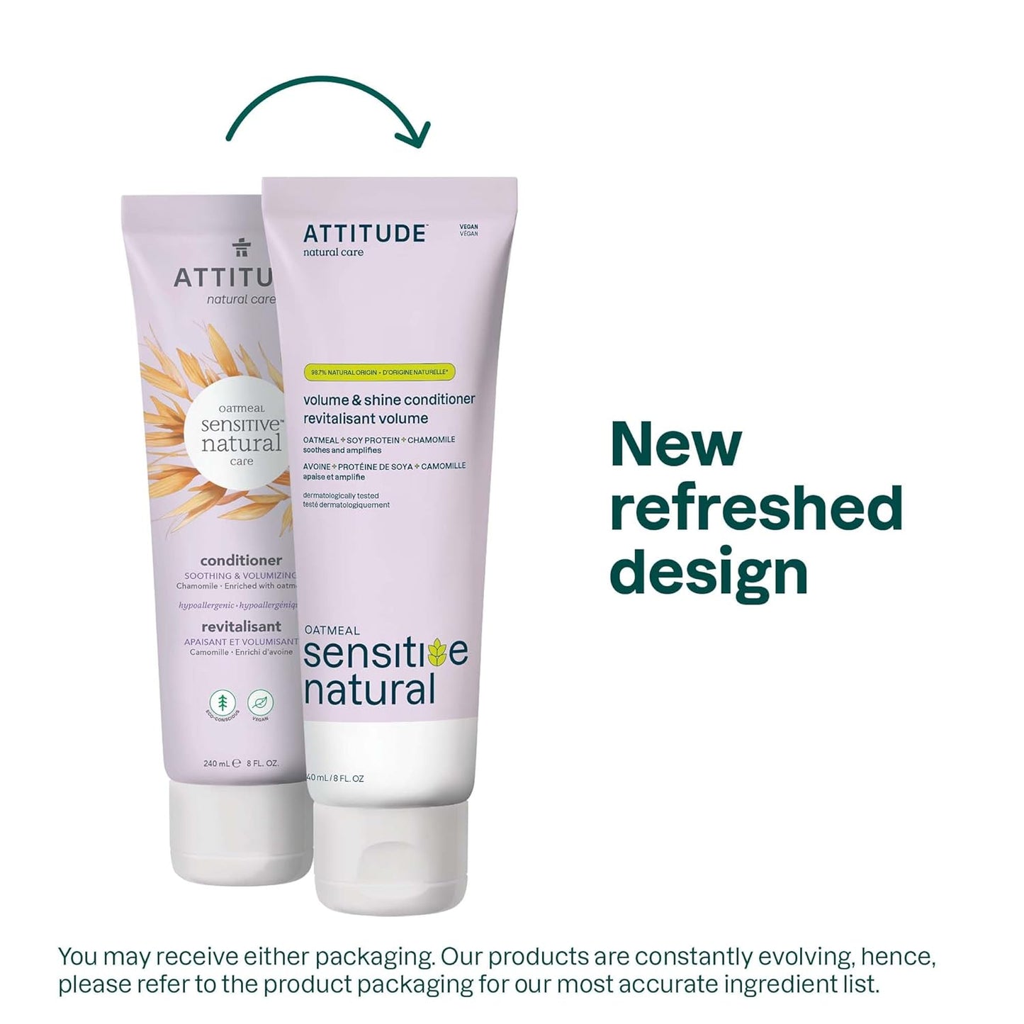 ATTITUDE Hair Conditioner for Sensitive Dry Scalp -8 Fl Oz