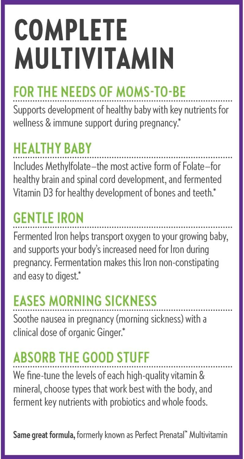 New Chapter Advanced Perfect Prenatal Vitamins - 96ct