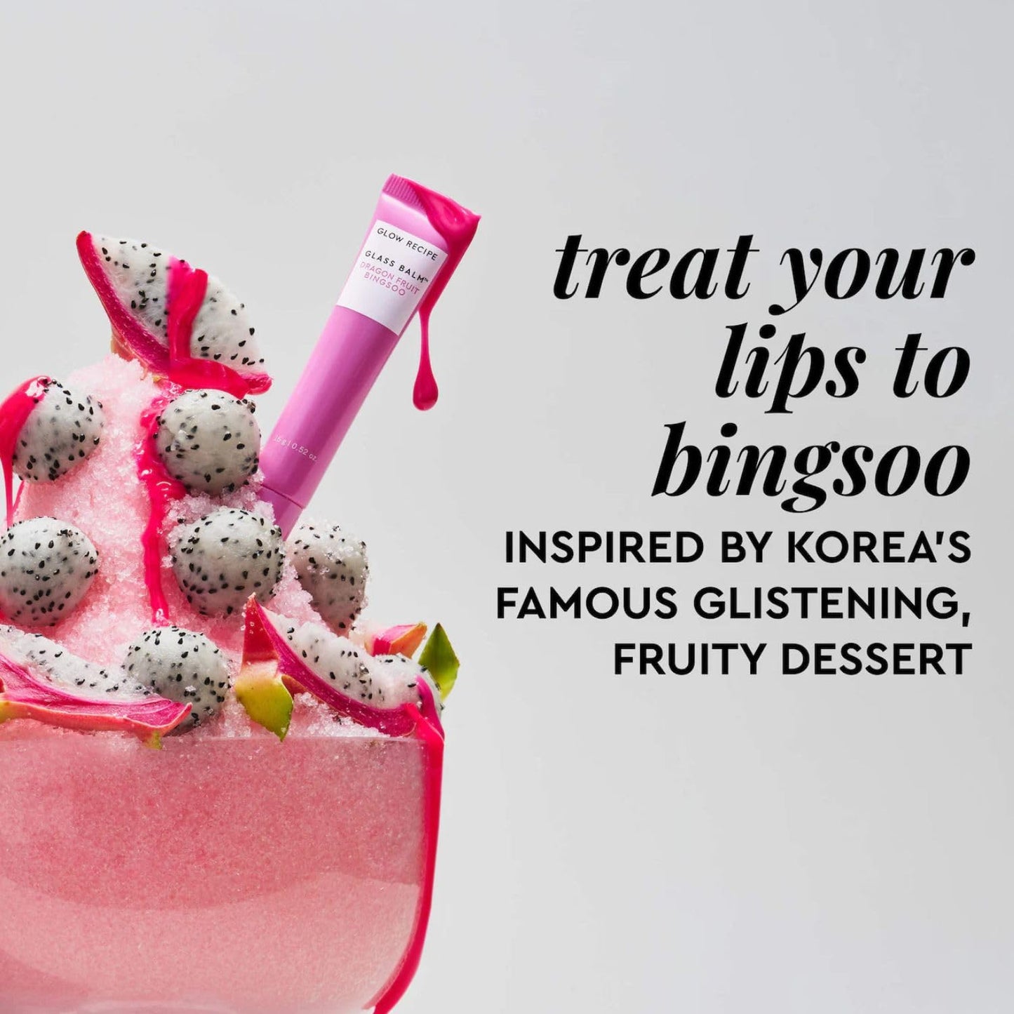 Glow Recipe Glass Balm Lip Treatment Dragonfruit Bingsoo - 15 ml