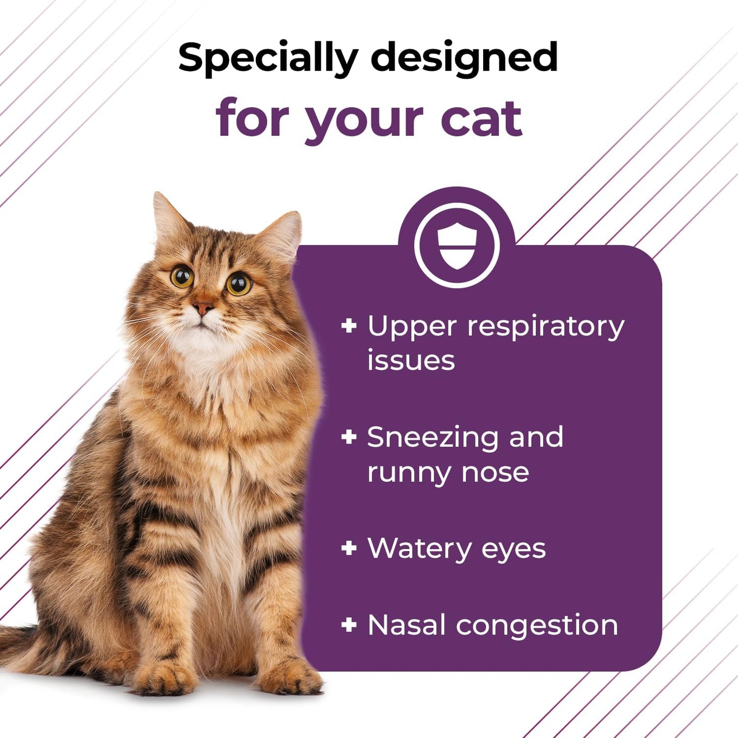 VetriScience Vetri Lysine Plus Immune Support Cat Supplements - 120 Chews