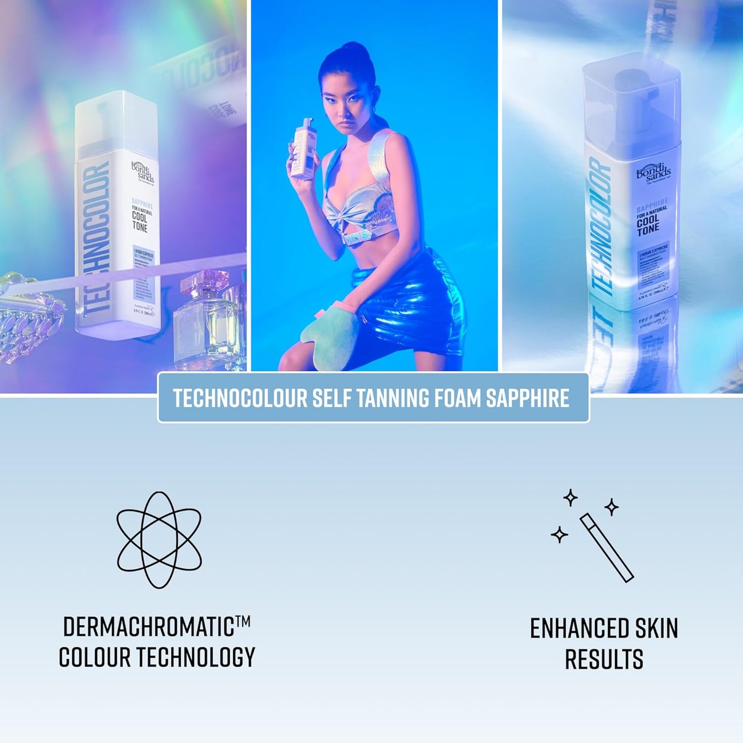 Bondi Sands Technocolor 1 Hour Express Self Tanning Foam,6.76 fl oz