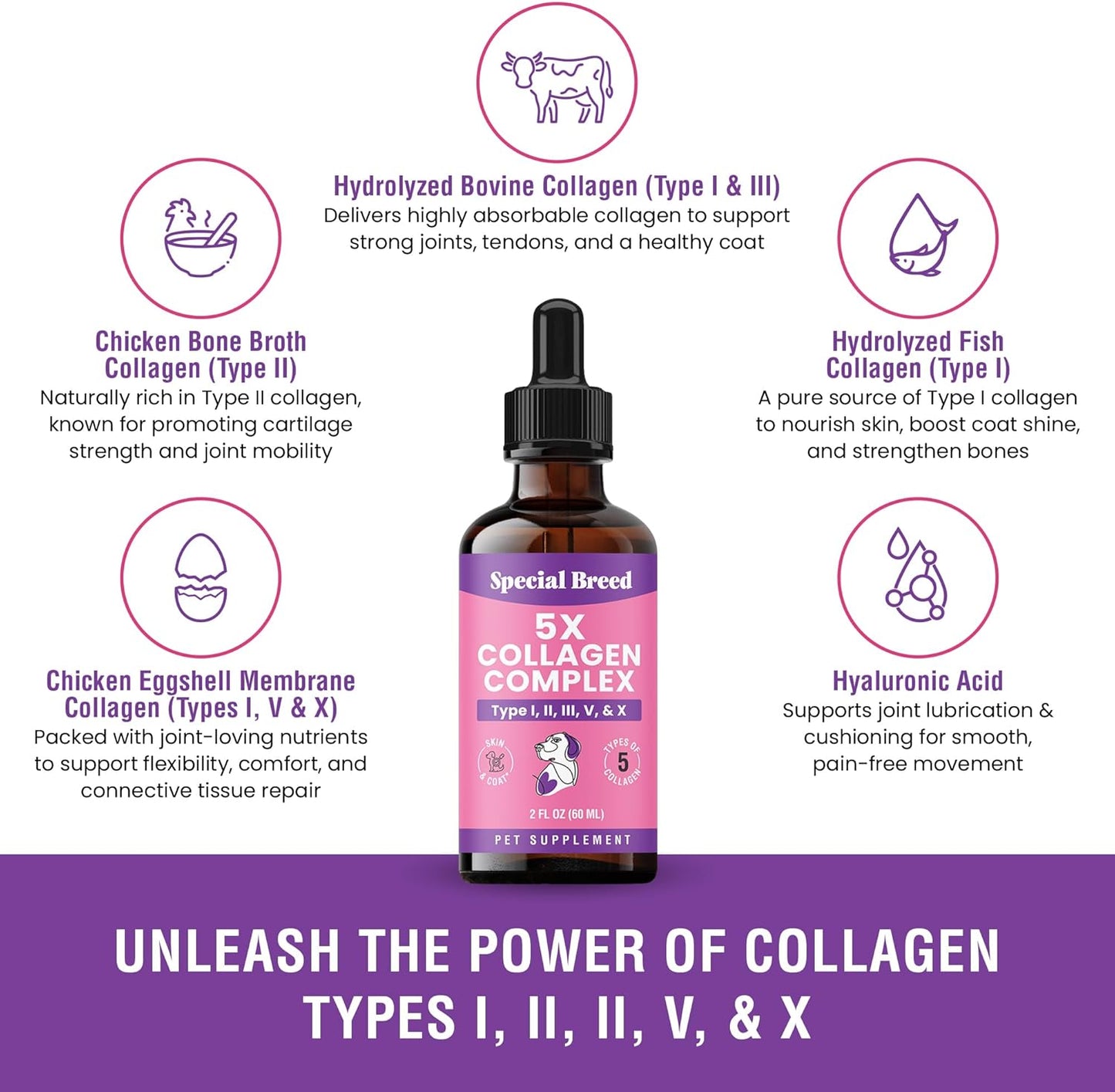 Premium Collagen for Dogs -- 2oz