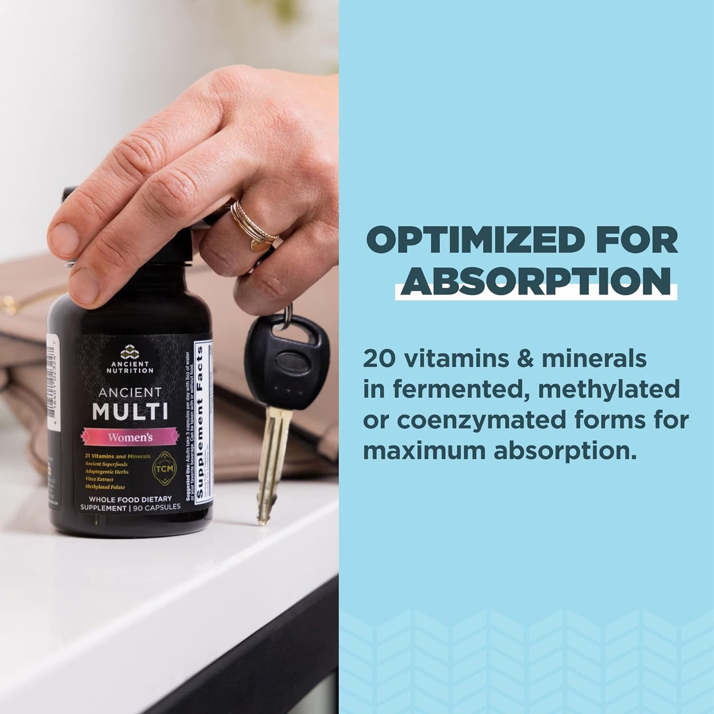Multivitamin for Women, Ancient Multi Women's, 21 Vitamins 90 count