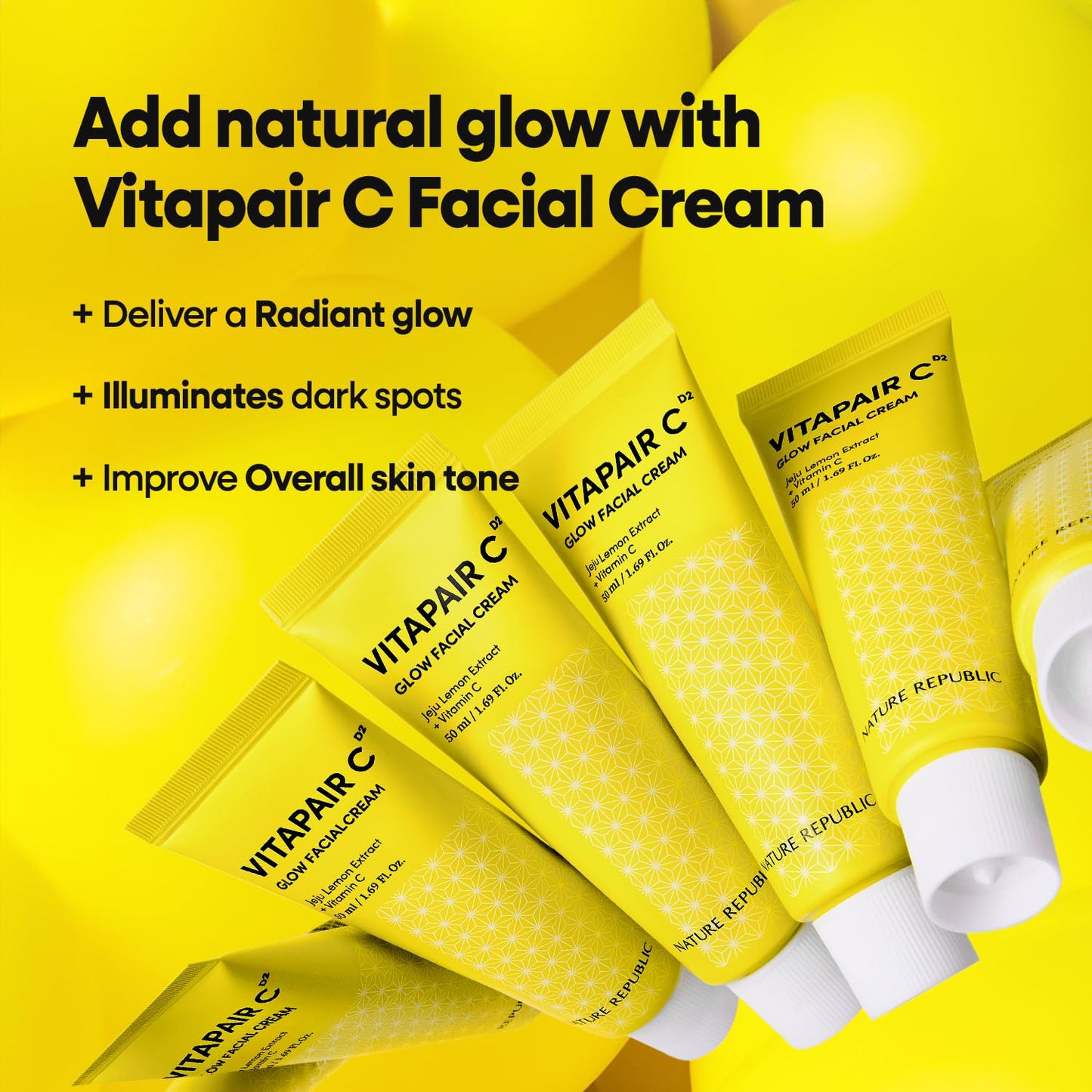 Nature Republic Vitapair C Glow Facial Cream - 1.69 fl oz
