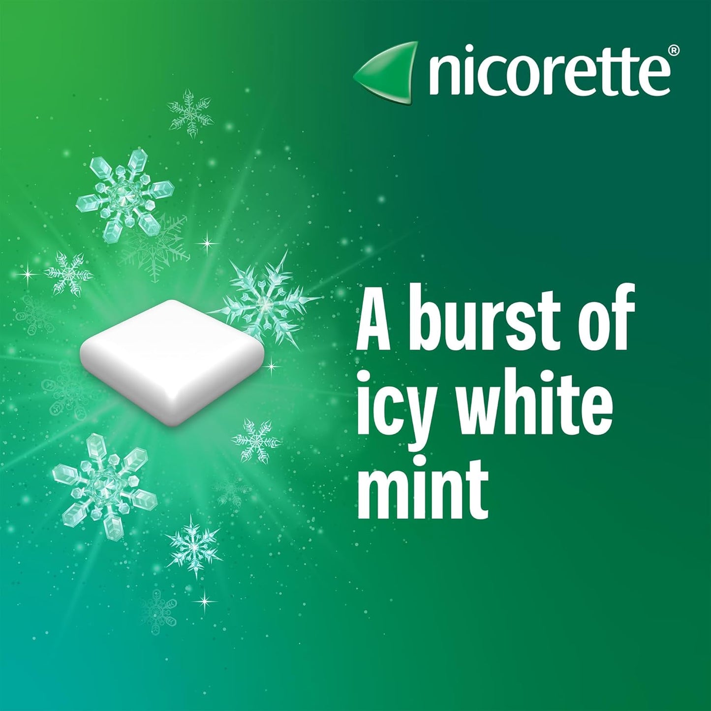 Nicorette Icy White 4mg Gum - 105 Pieces
