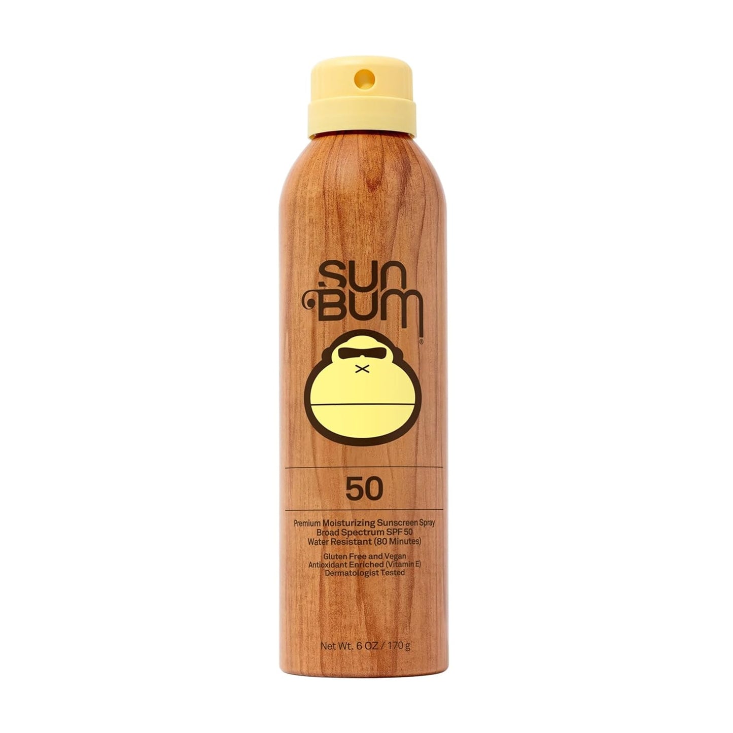 Sun Bum Original SPF 50 Sunscreen Body Spray ,6 oz