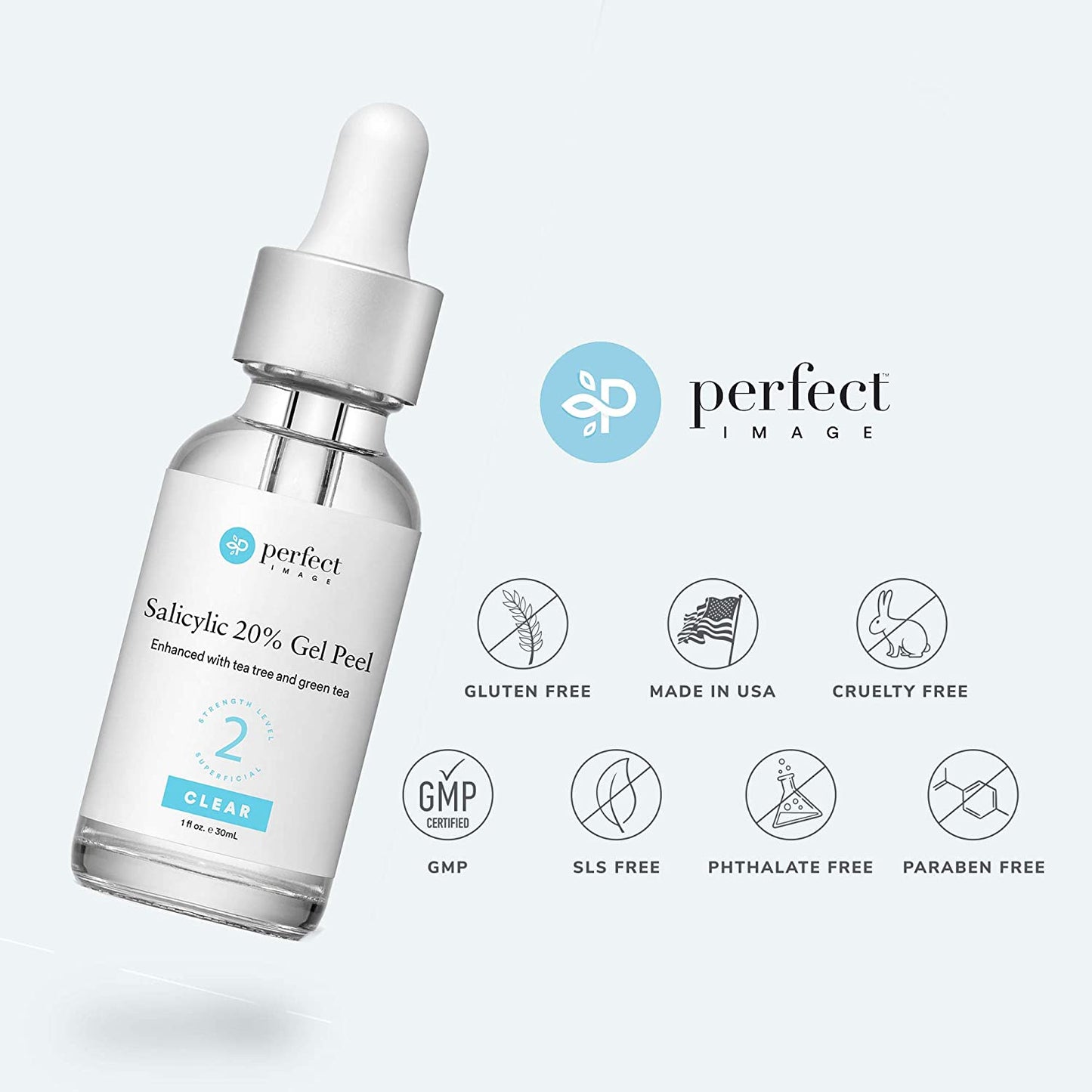 Salicylic 20% Gel Peel, Breakout and Pore Minimizer and Cleanser, 1 fl oz. e, 30 ml